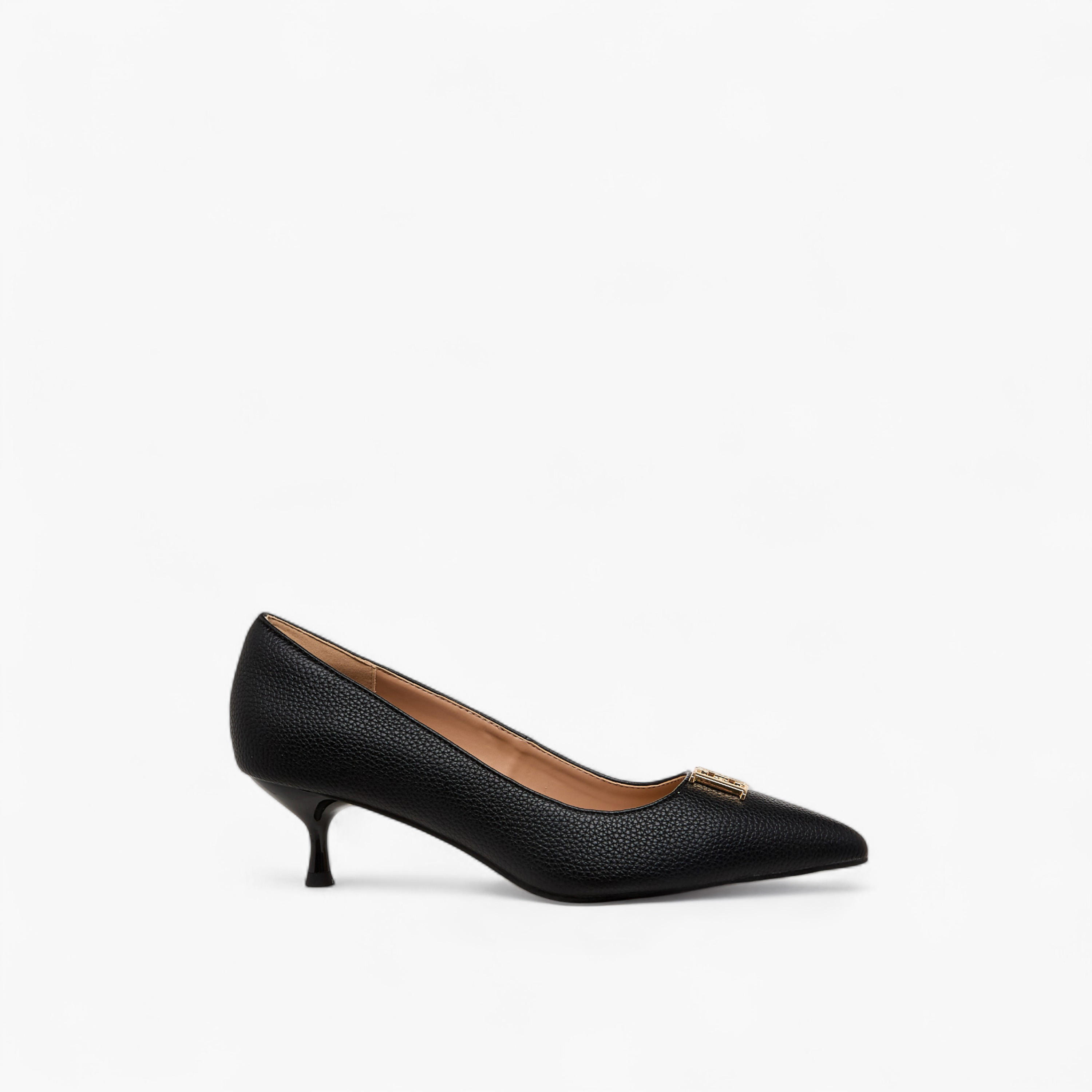 Elle Women Logo Embellished Kitten Heel Pumps-women-shoes-heels-image-3