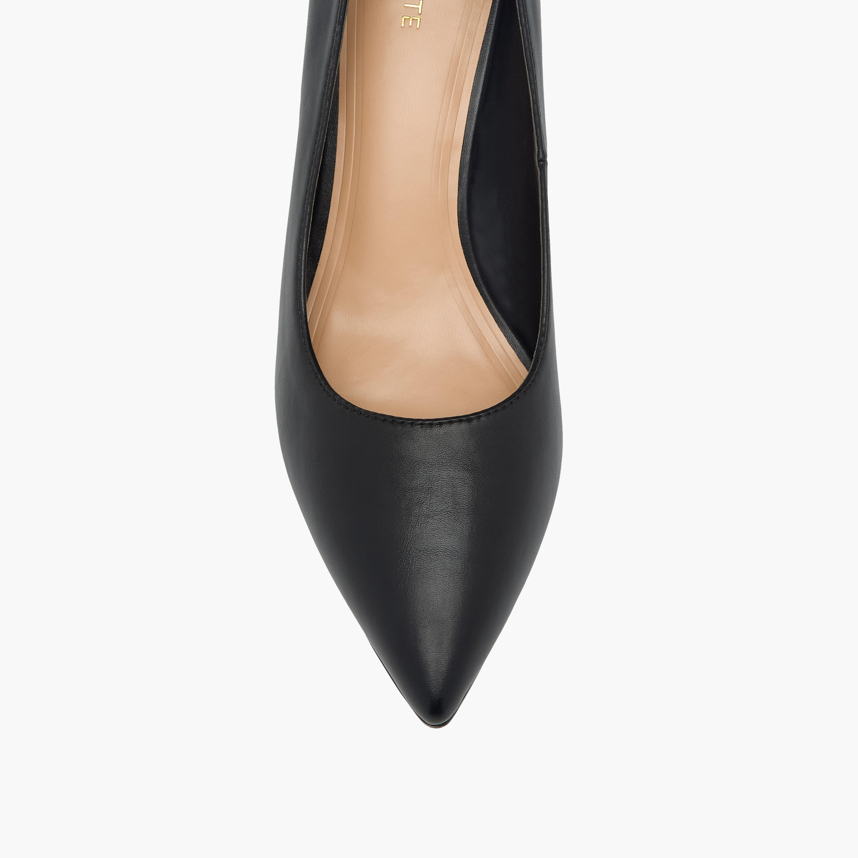 Celeste Women's Solid Pointed Toe Slip-On Shoes with Block Heels-women-shoes-heels-image-4