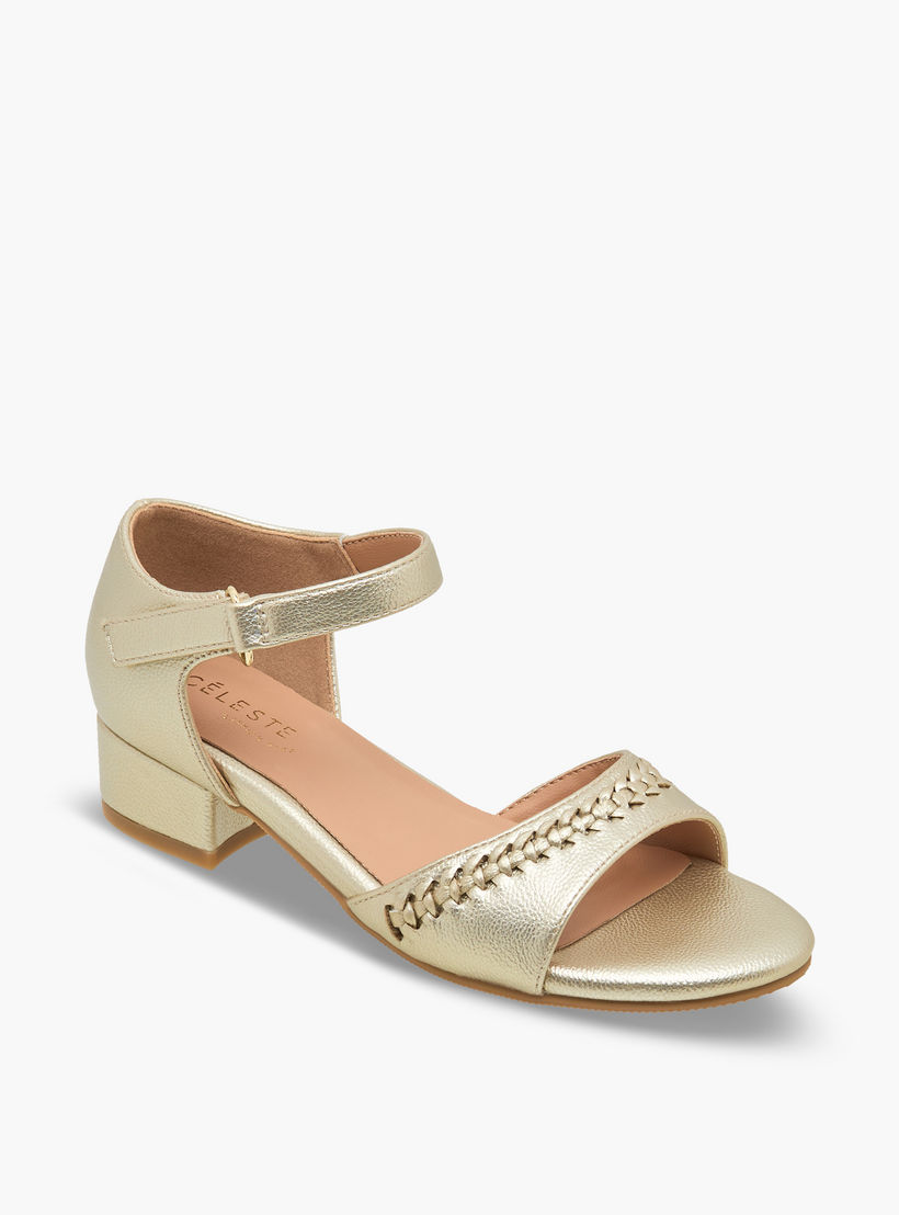 Celeste Girls Braided Block Heel Sandals-girls-shoes-sandals-image-2