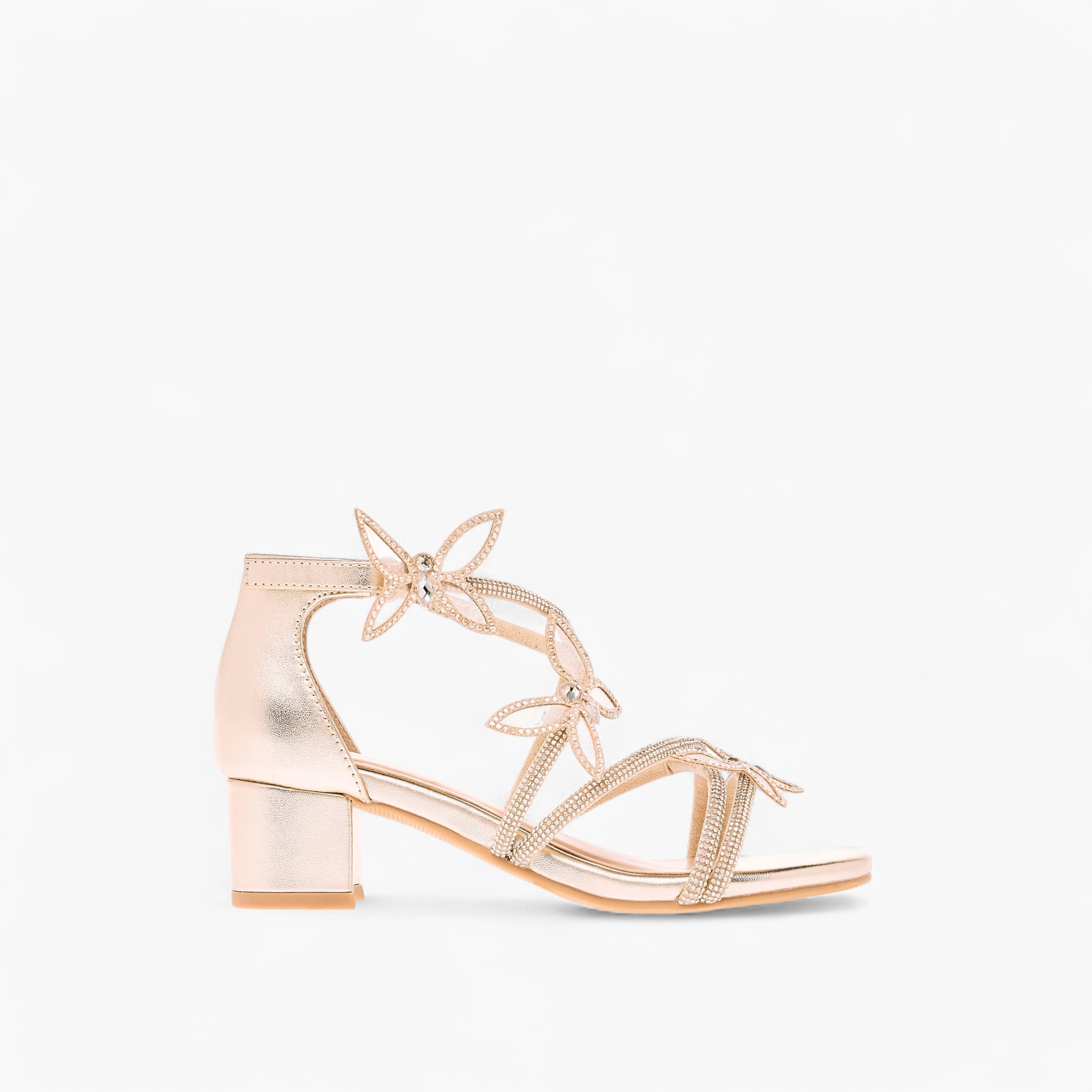 صندل بحزام مزين بفراشة وبشريط إغلاق لاصق للبنات من سيليست-girls-shoes-sandals-image-3