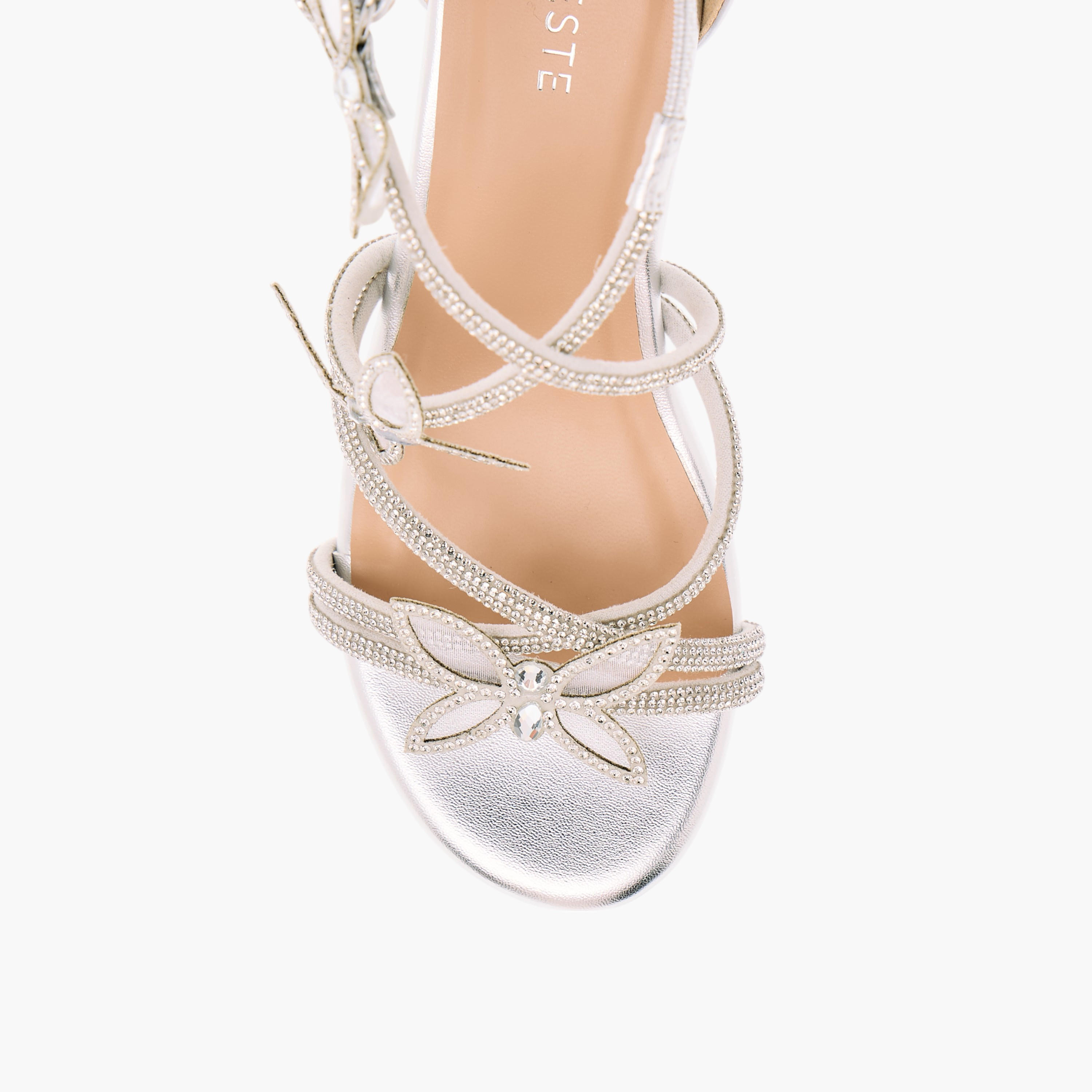Celeste Girl's Butterfly Embellished Sandals with Hook and Loop Closure-girls-shoes-sandals-image-4