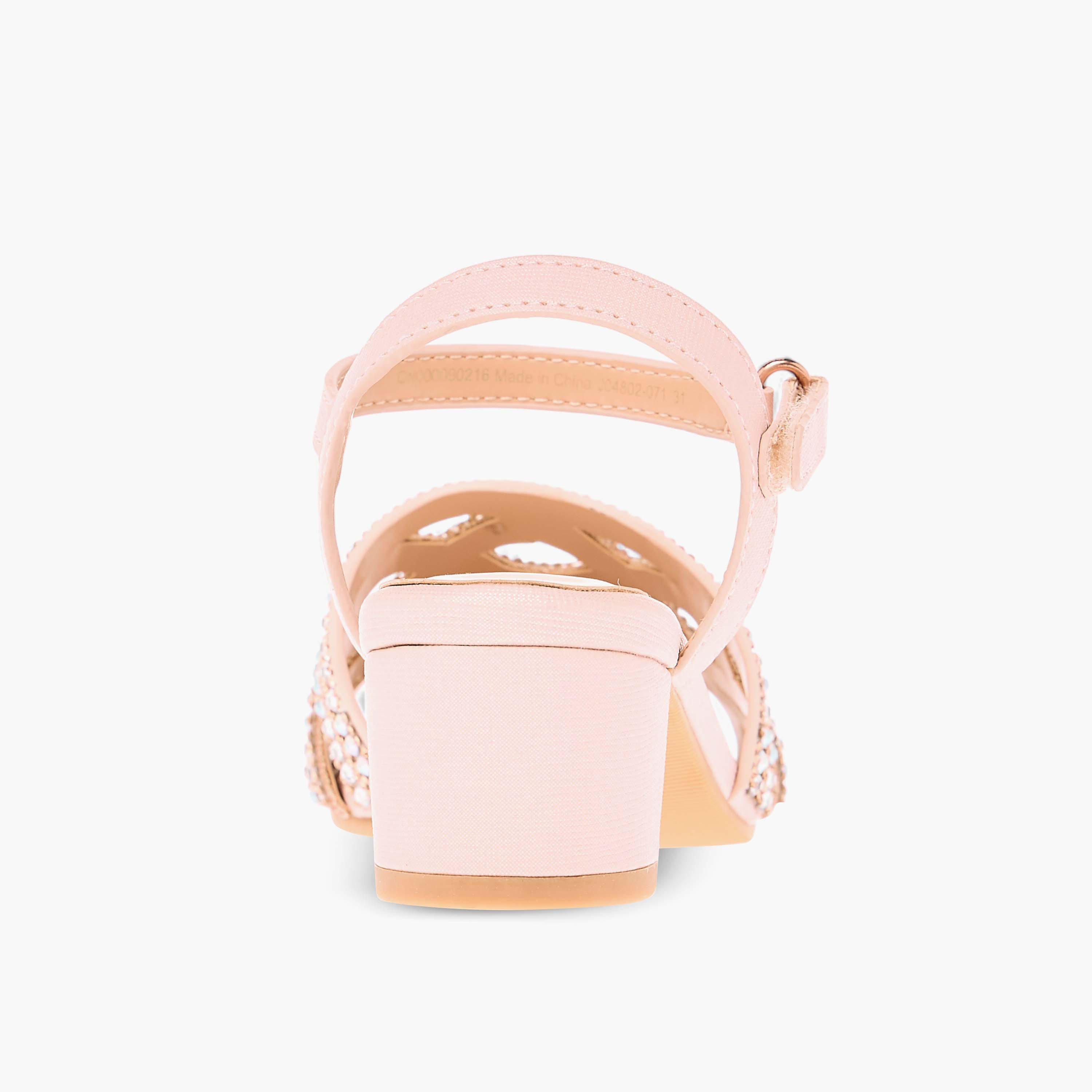 Celeste Girls' Embellished Sandals with Hook and Loop Closure-girls-shoes-sandals-image-10