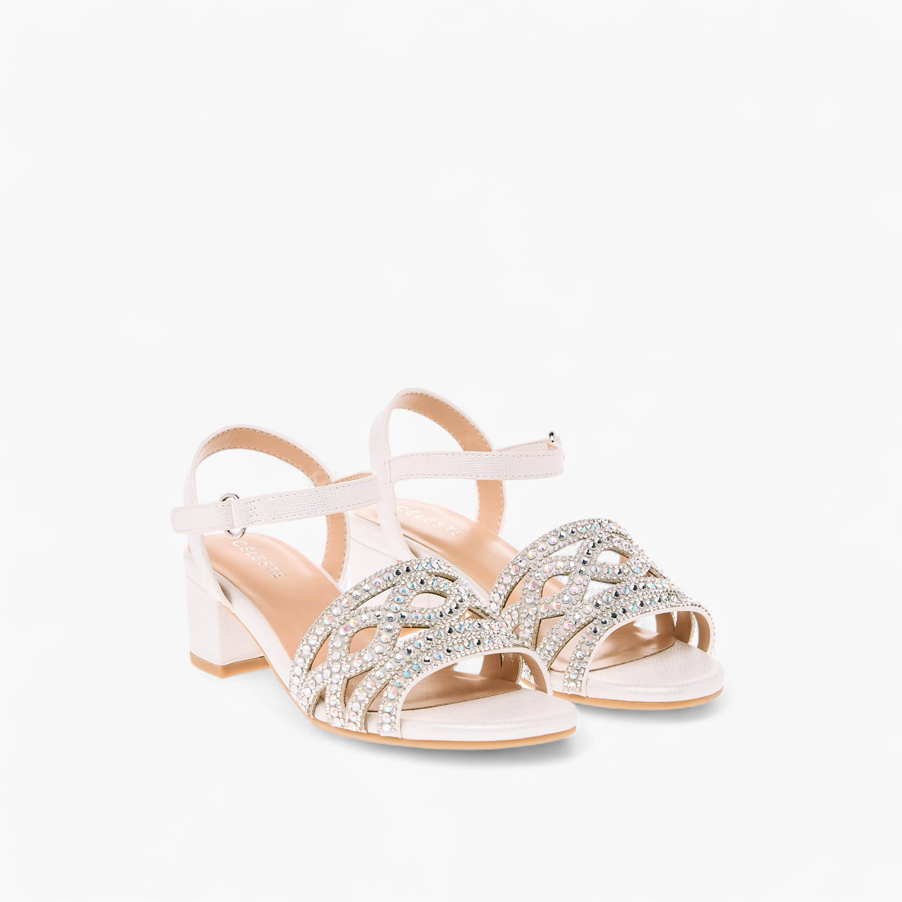 صندل مزيّن بشريط إغلاق لاصق للبنات من سيليست-girls-shoes-sandals-image-1