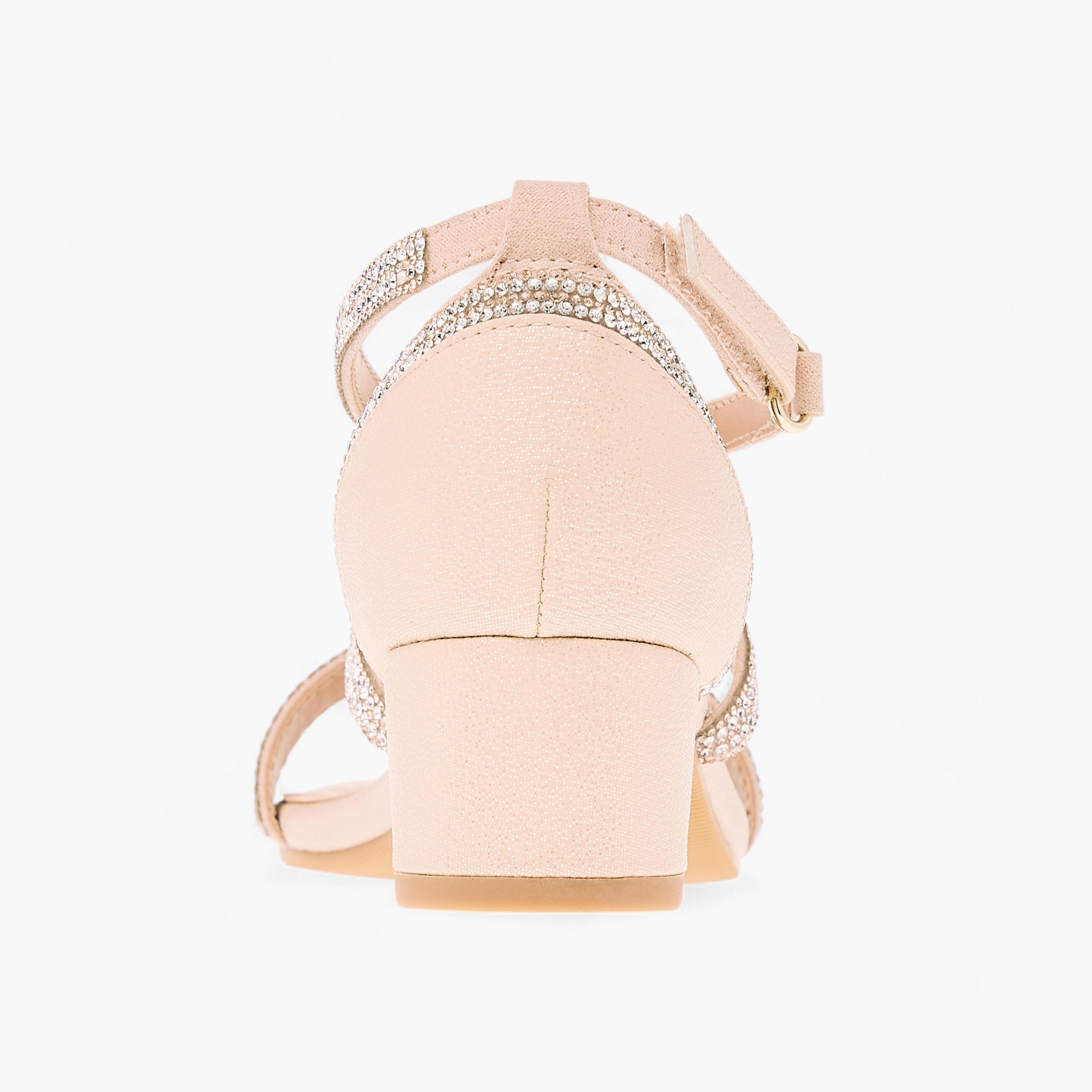 Celeste Girl's Embellished Sandals with Hook and Loop Closure-girls-shoes-sandals-image-5