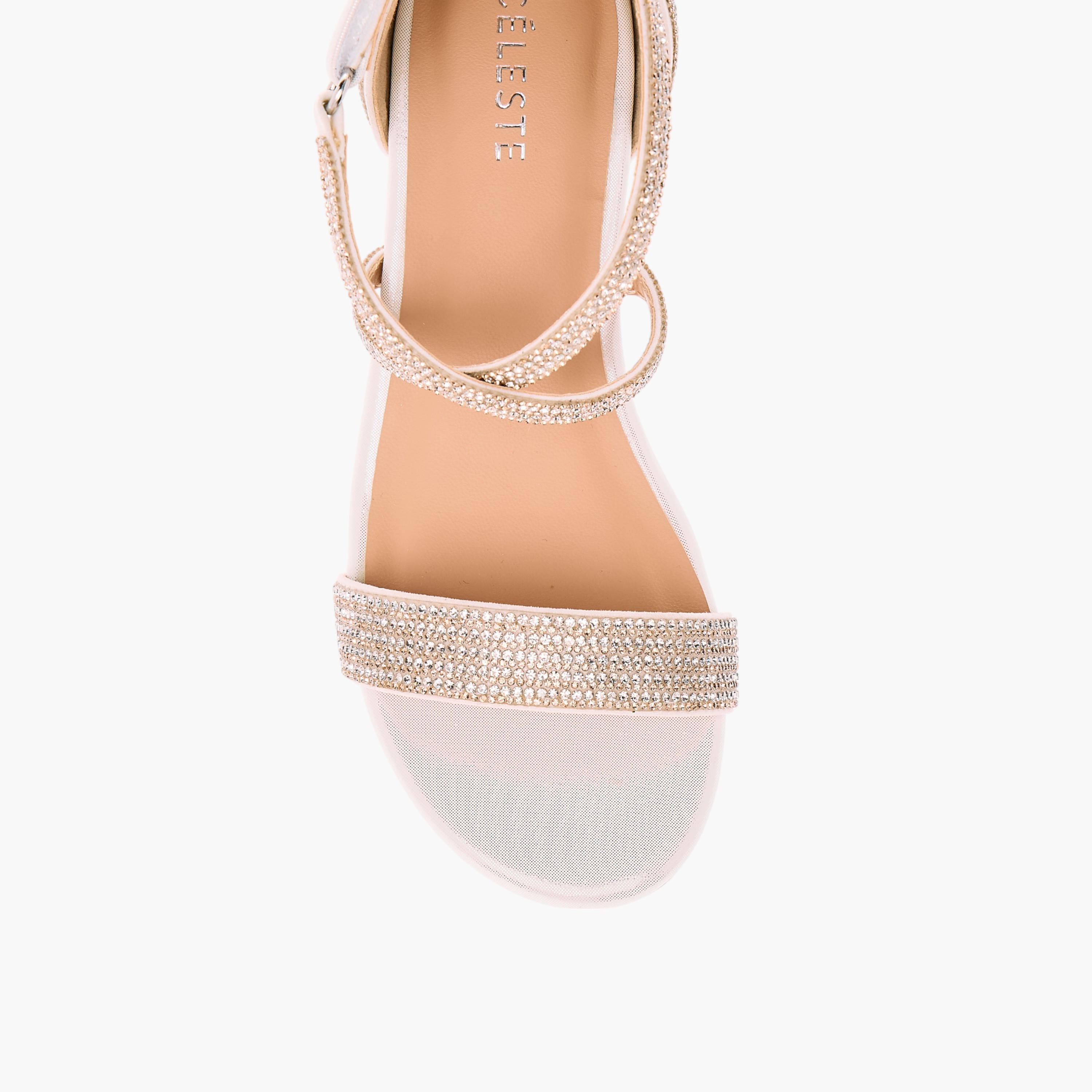 Celeste Girl's Embellished Sandals with Hook and Loop Closure-girls-shoes-sandals-image-4