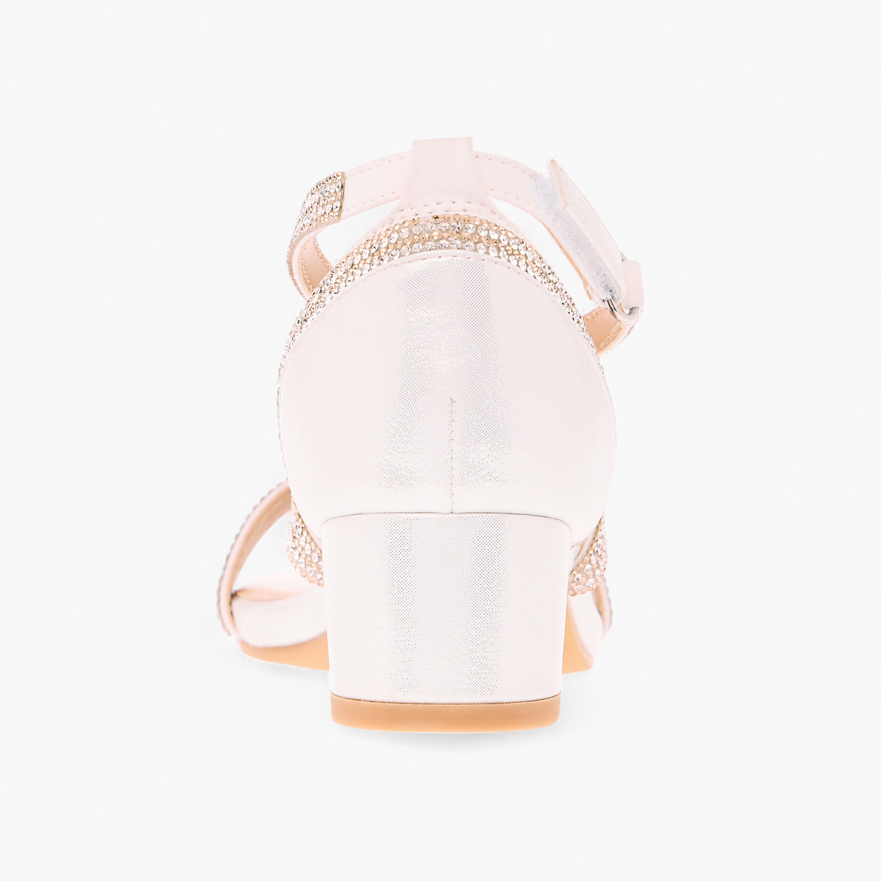 Celeste Girl's Embellished Sandals with Hook and Loop Closure-girls-shoes-sandals-image-5