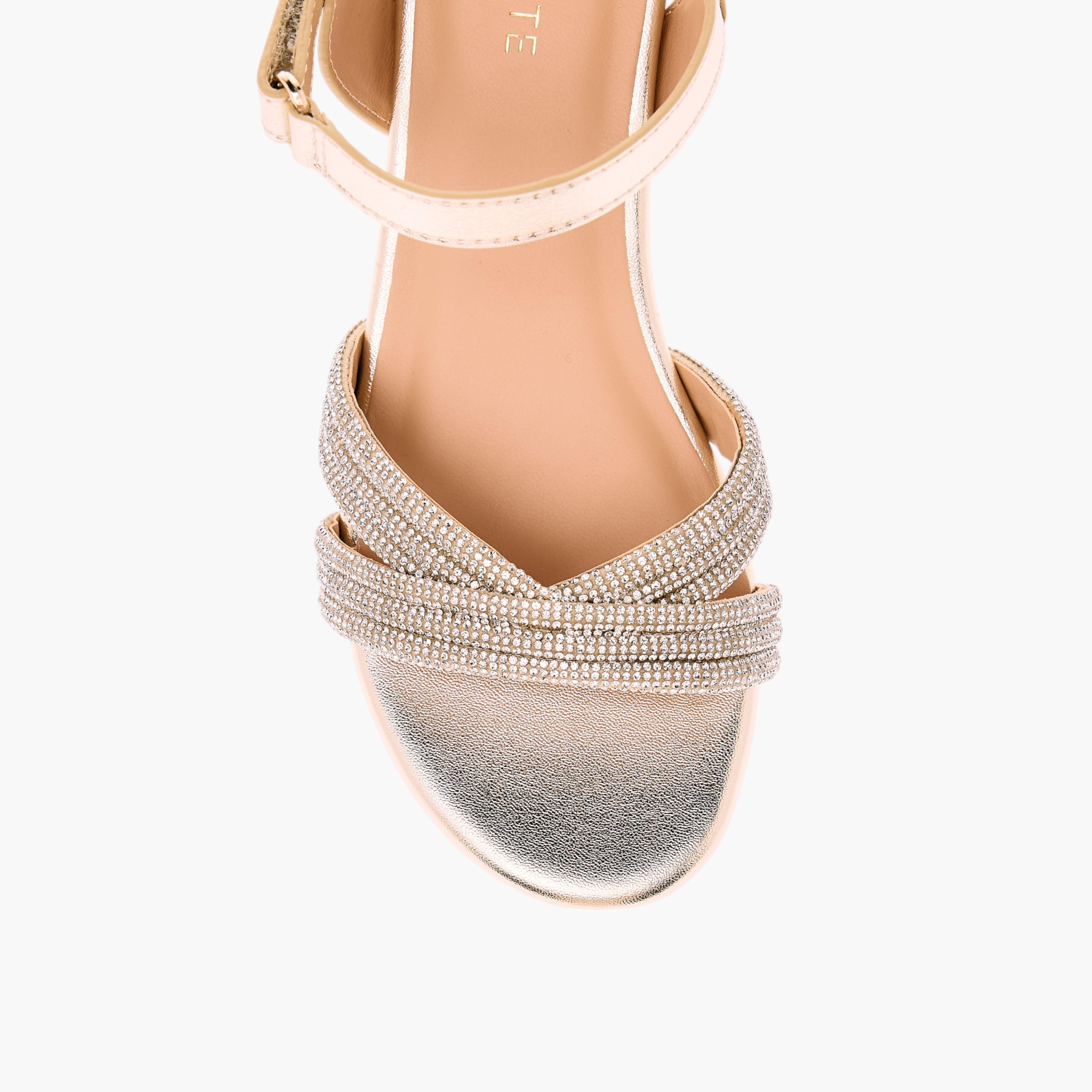 Celeste Girls' Embellished Block Heeled Sandals with Hook and Loop Closure-girls-shoes-sandals-image-4