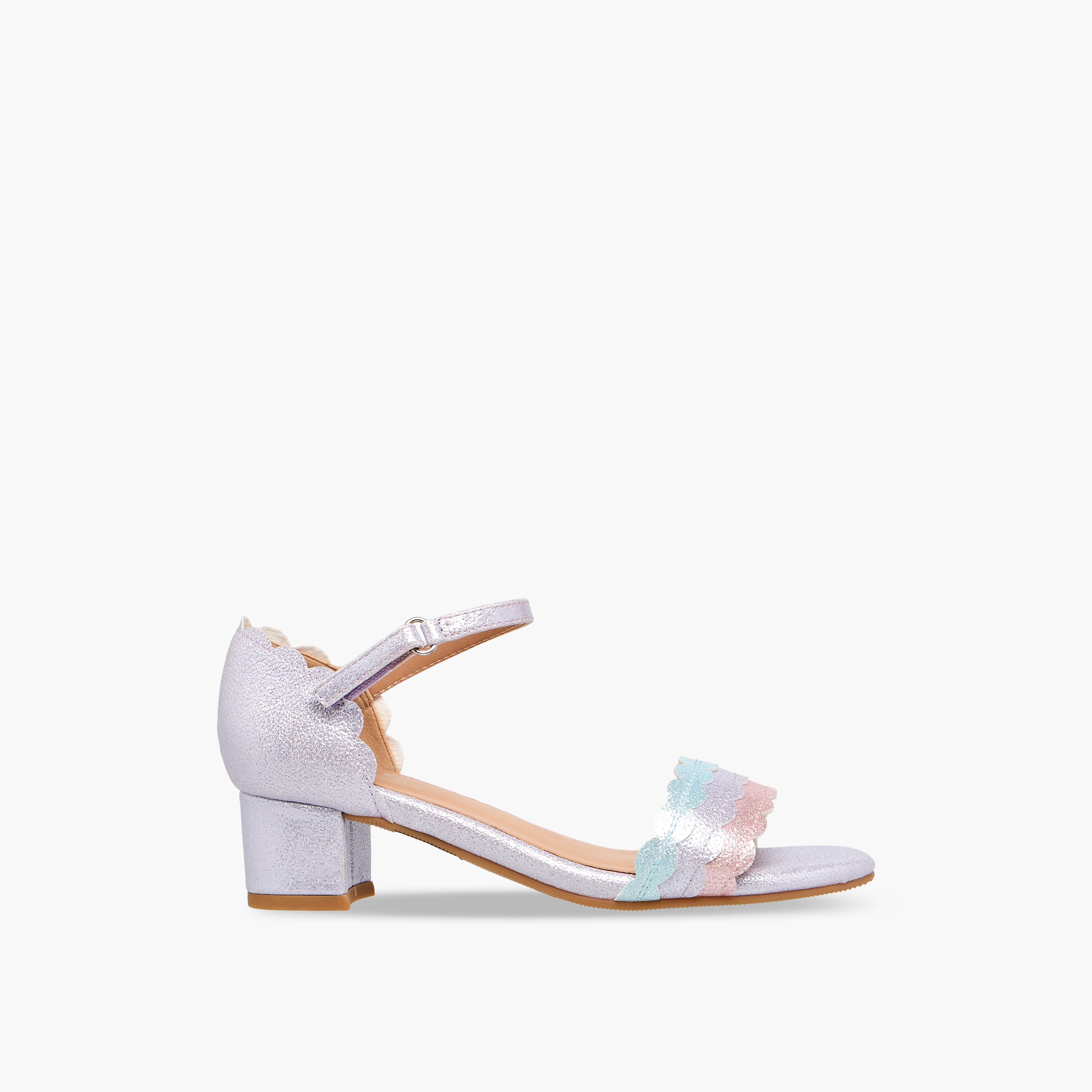 Celeste Girls Block Heel Ankle Strap Sandals-girls-shoes-sandals-image-3