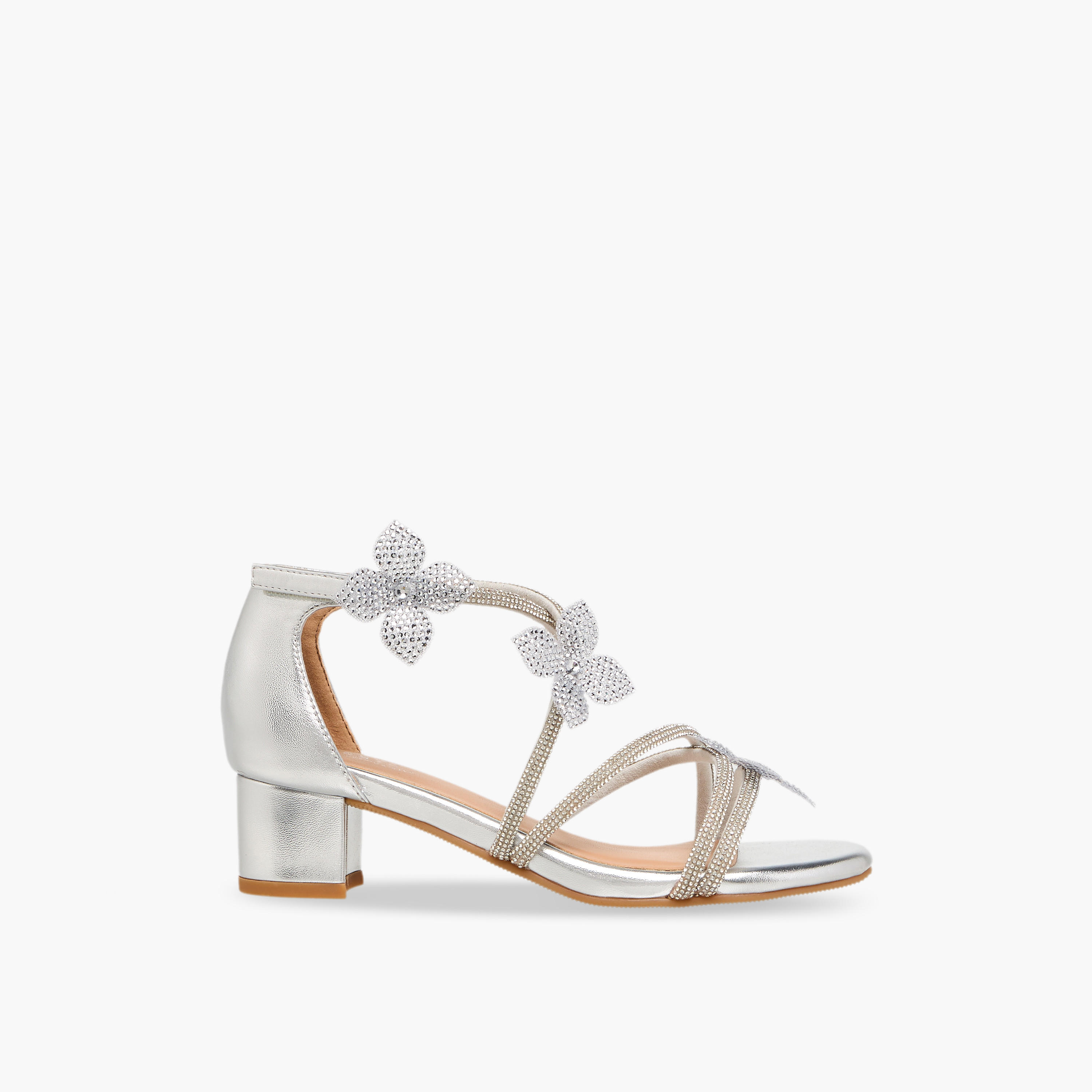 Celeste Girls Block Heel Strap Sandals-girls-shoes-sandals-image-3