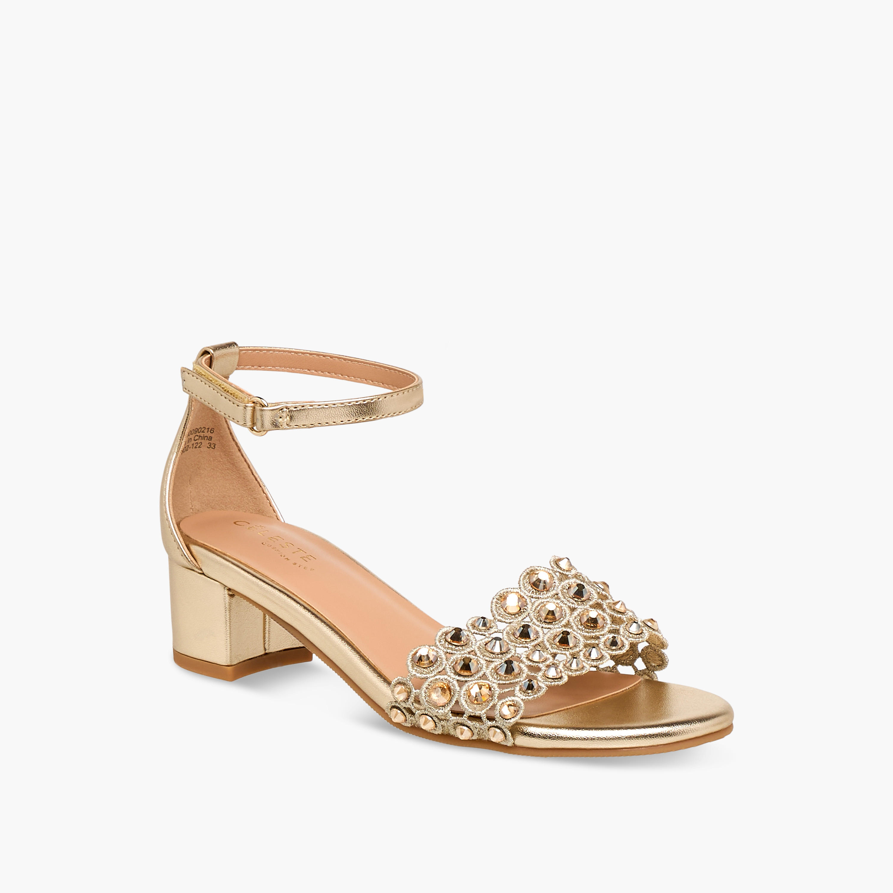 صندل بحزام حول الكاحل وكعب سميك للبنات من سيليست-girls-shoes-sandals-image-2