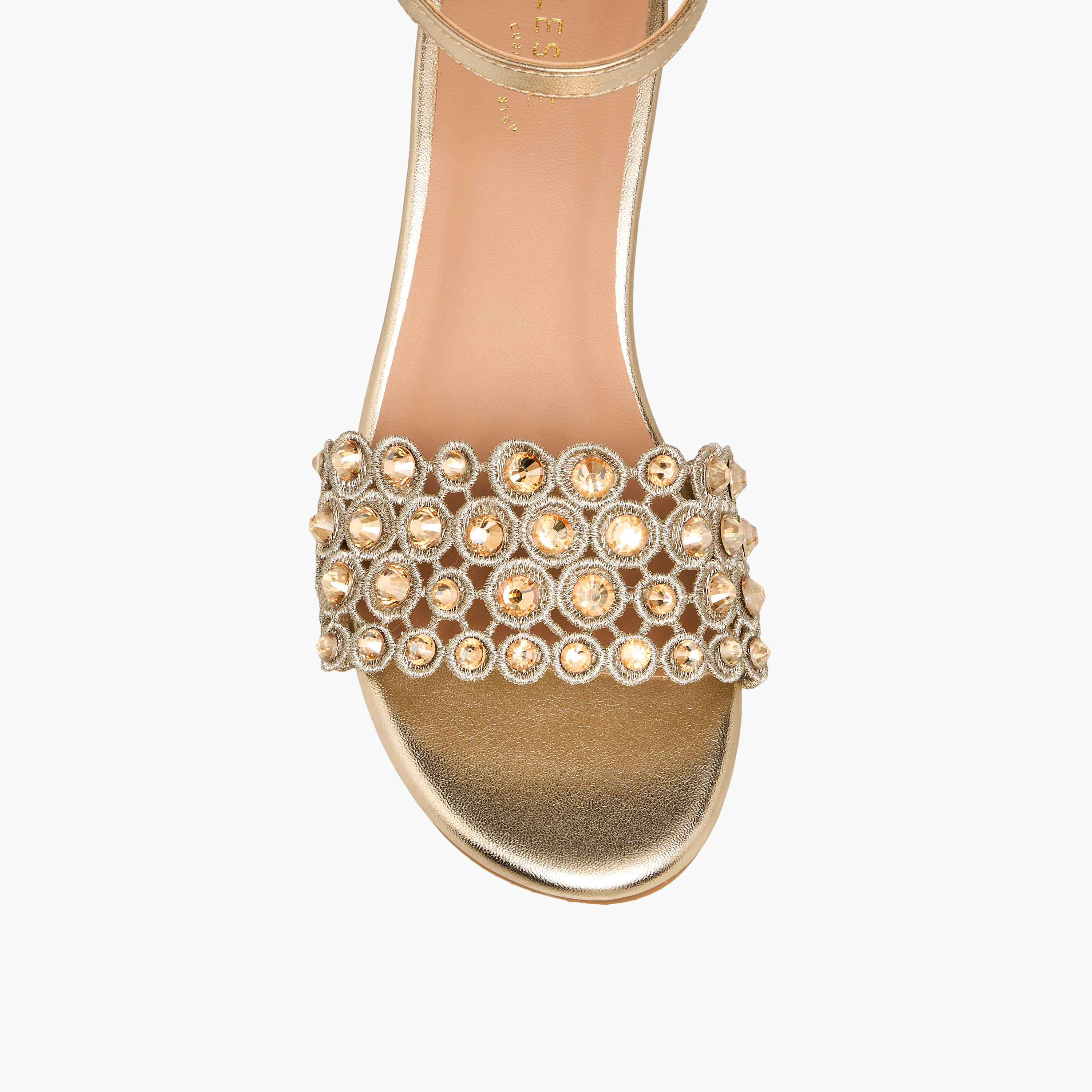 صندل بحزام حول الكاحل وكعب سميك للبنات من سيليست-girls-shoes-sandals-image-4