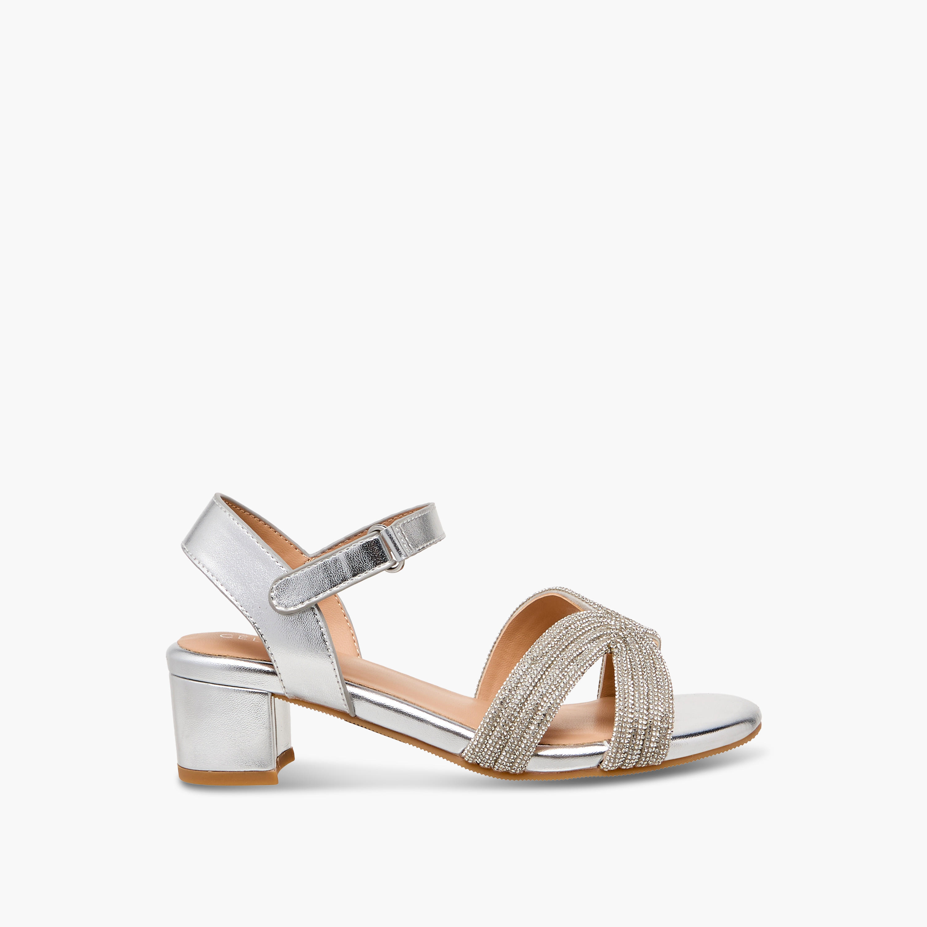 صندل مزين بكعب سميك للبنات من سيليست-girls-shoes-sandals-image-3