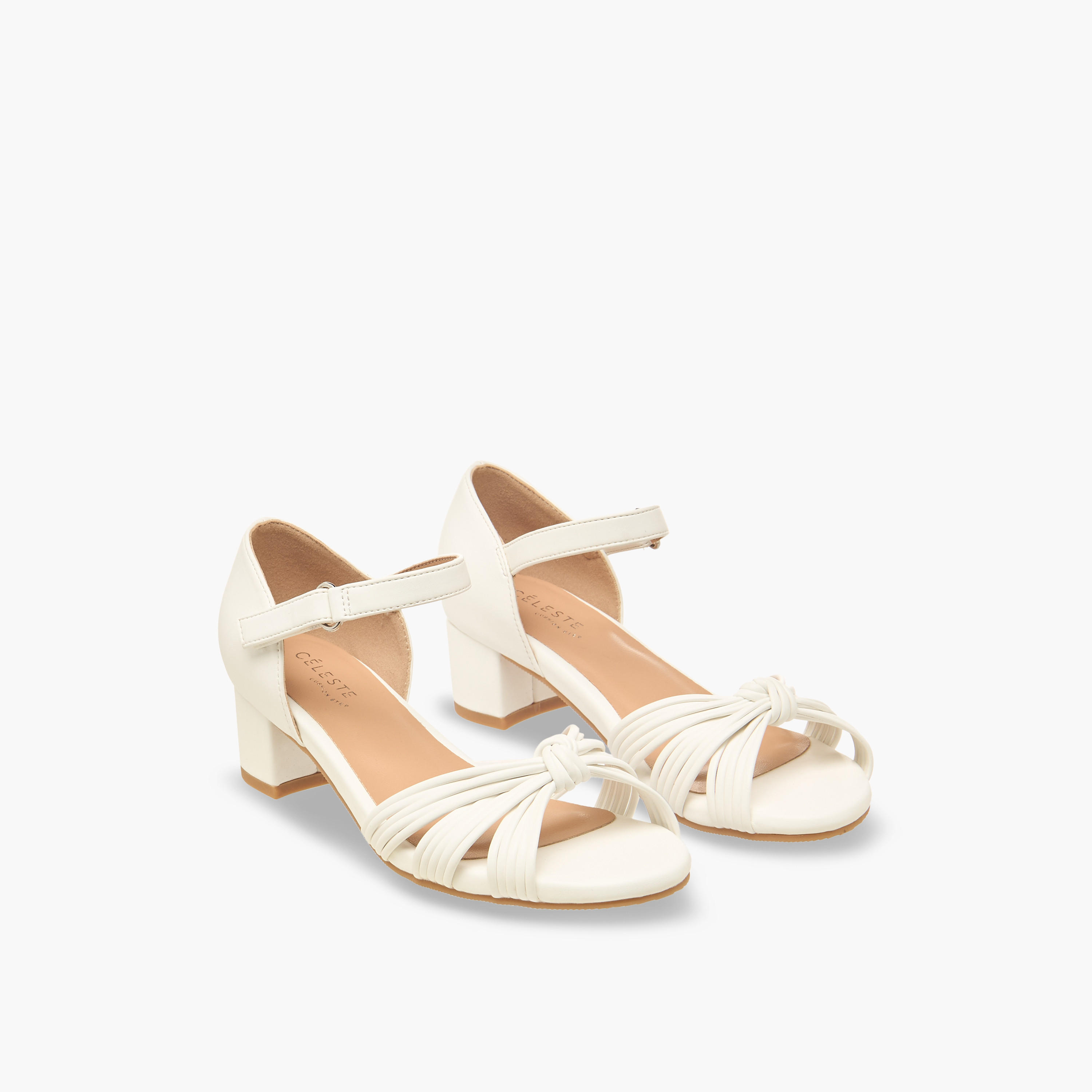 صندل بكعب سميك وحزام معقود للفتيات من سيليست-girls-shoes-sandals-image-1