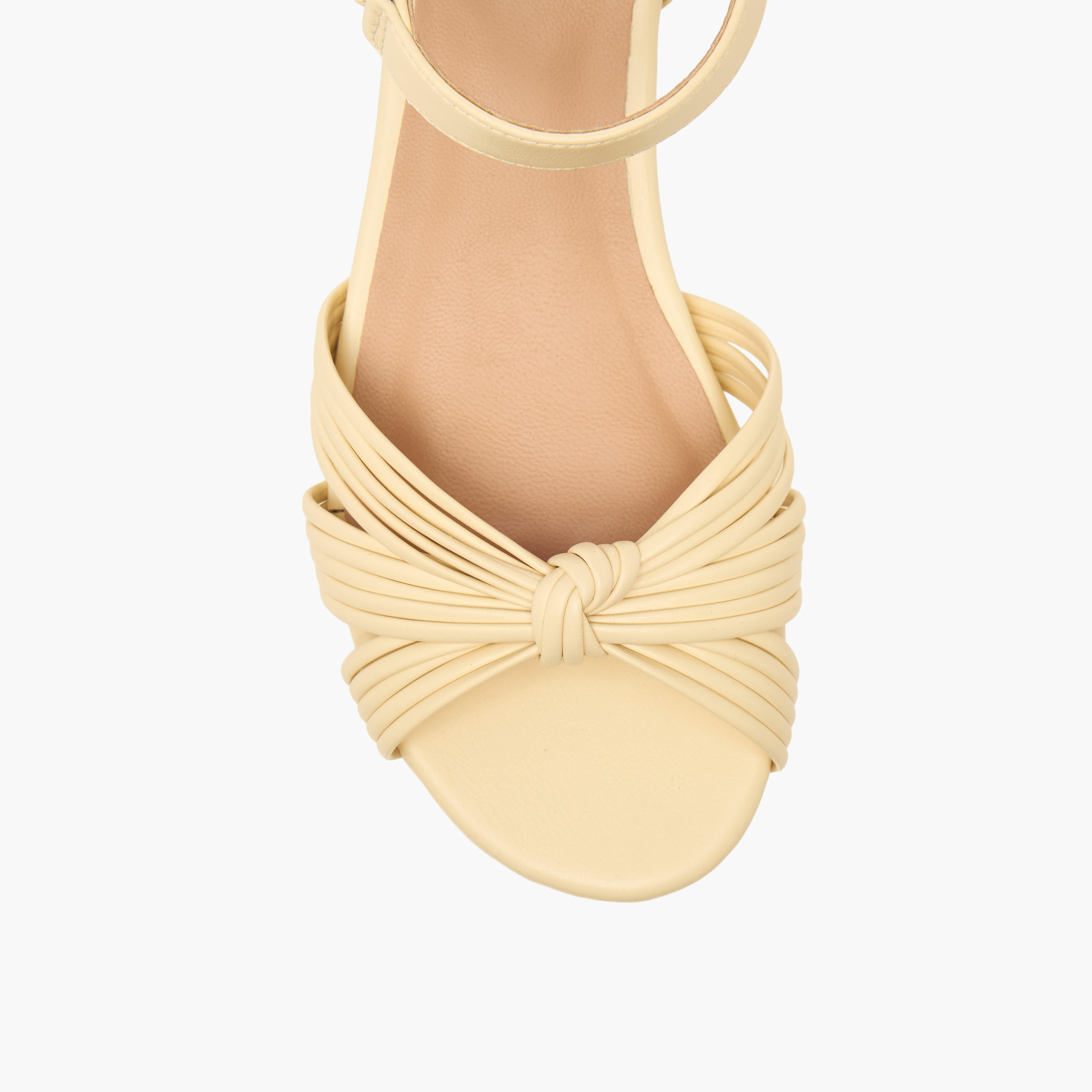 Celeste Girls Knotted Strap Block Heel Sandals-girls-shoes-sandals-image-4