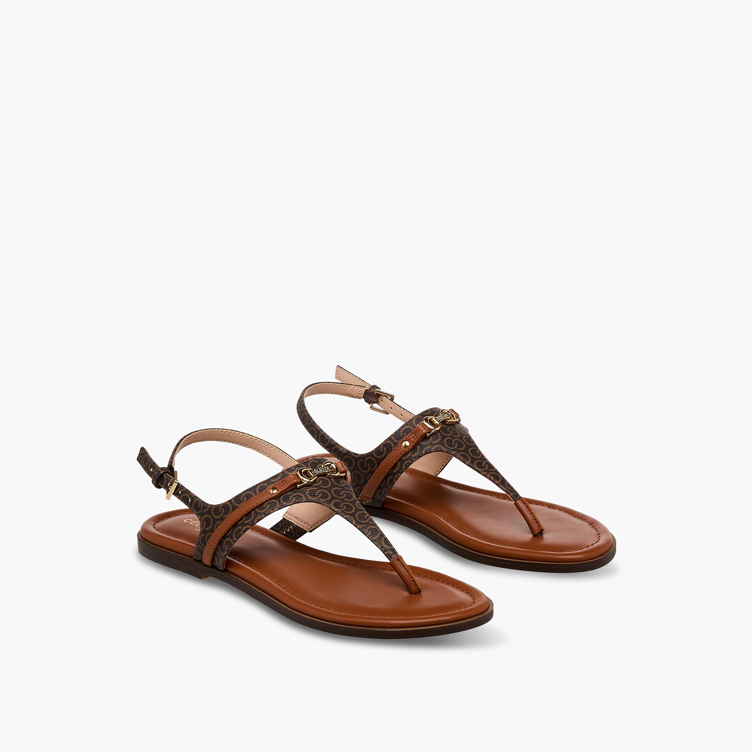 Celeste Women Buckle Closure Strap Sandals-women-shoes-flats-sandals-image-1