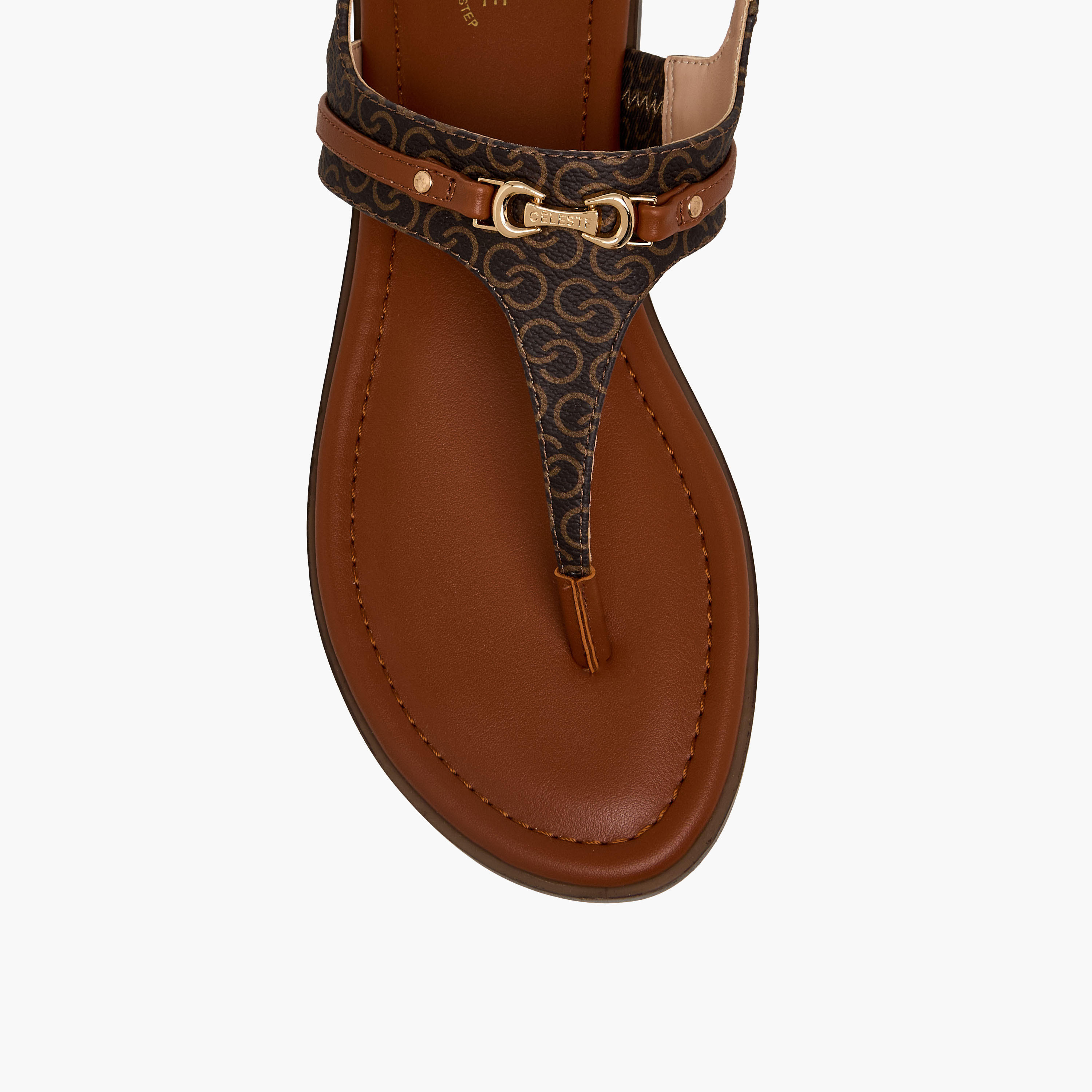Celeste Women Buckle Closure Strap Sandals-women-shoes-flats-sandals-image-4