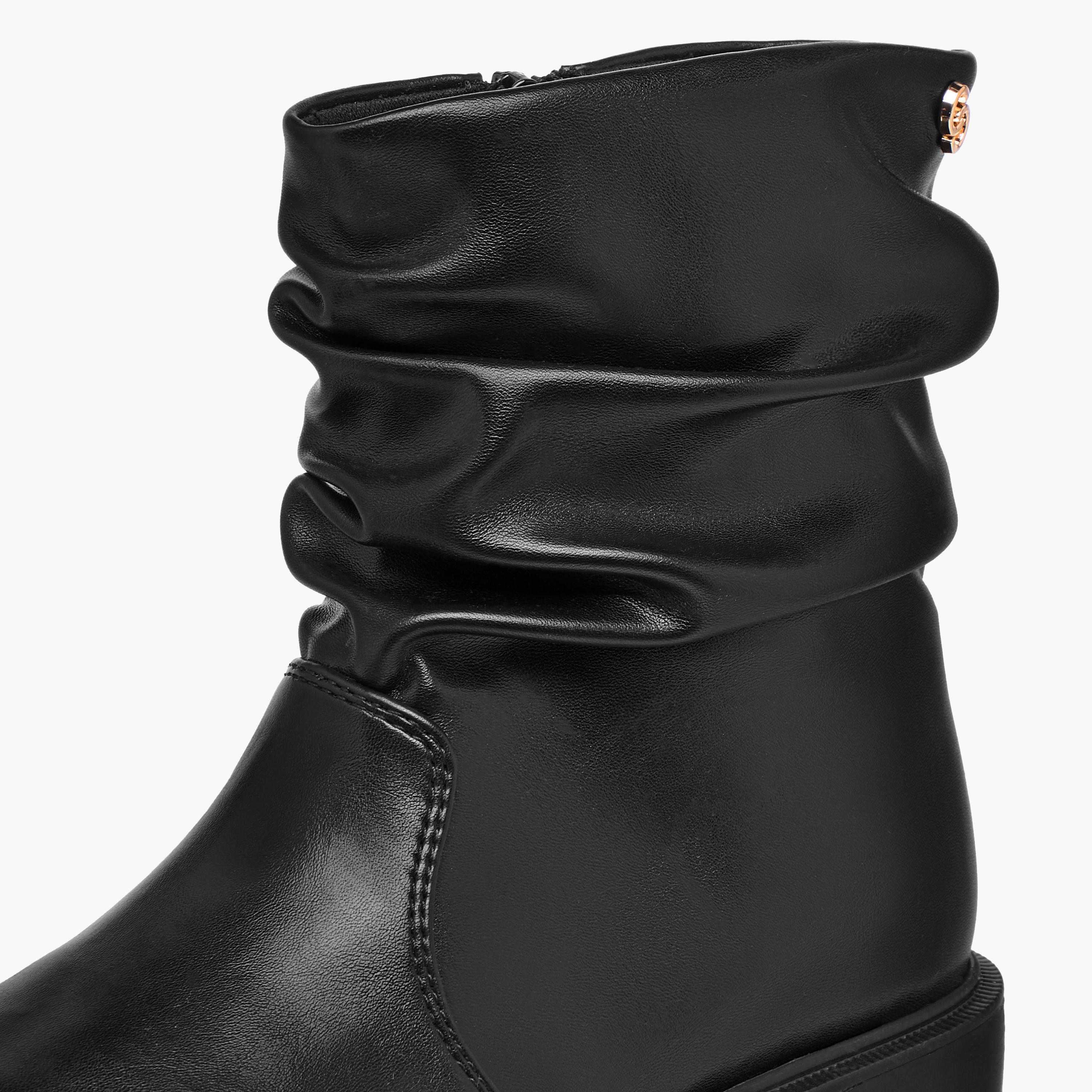 بوت بقصة عالية وزينة ثنيات وسحاب إغلاق للبنات من سيليست-girls-shoes-boots-image-2