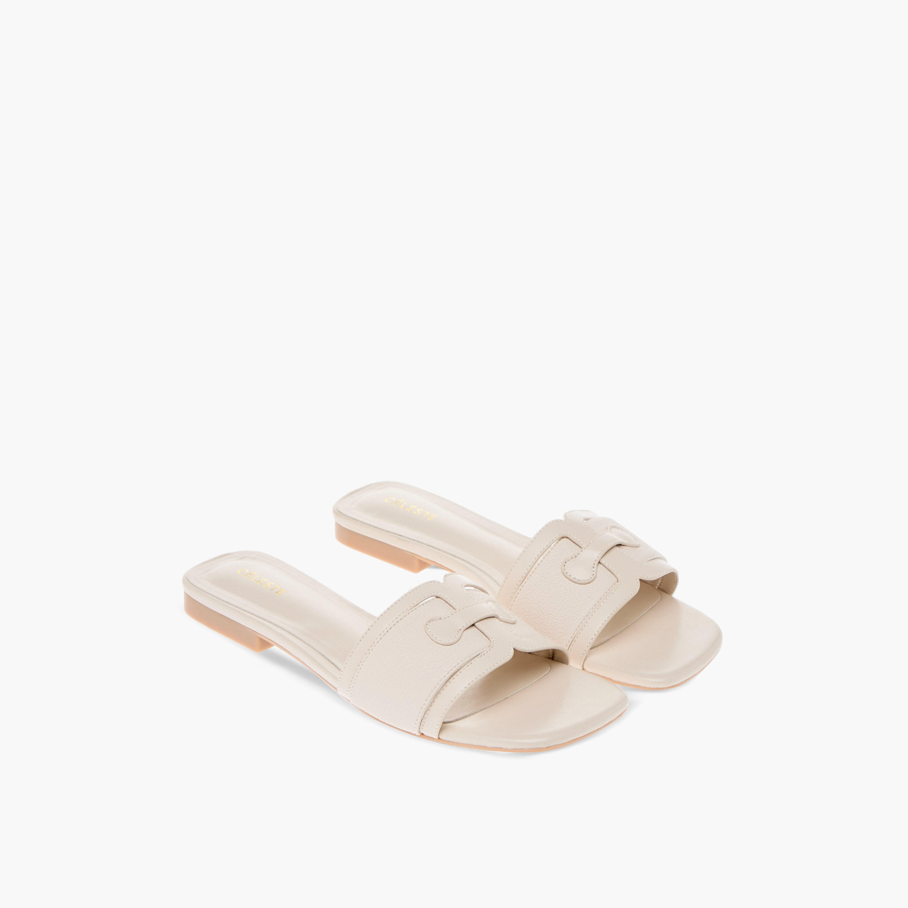 Celeste Women's Textured Slip-On Sandals-women-shoes-flats-sandals-image-1