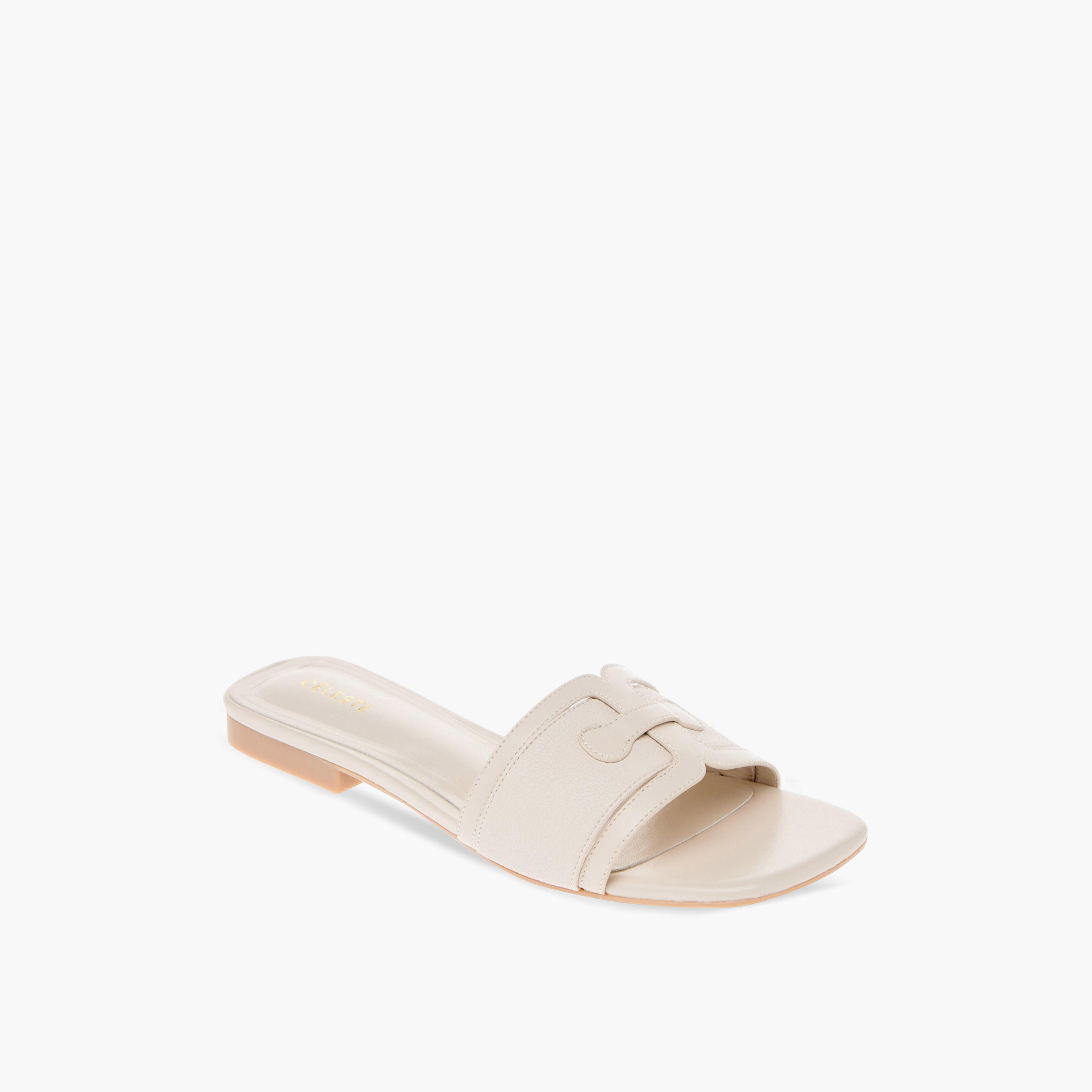 Celeste Women's Textured Slip-On Sandals-women-shoes-flats-sandals-image-2