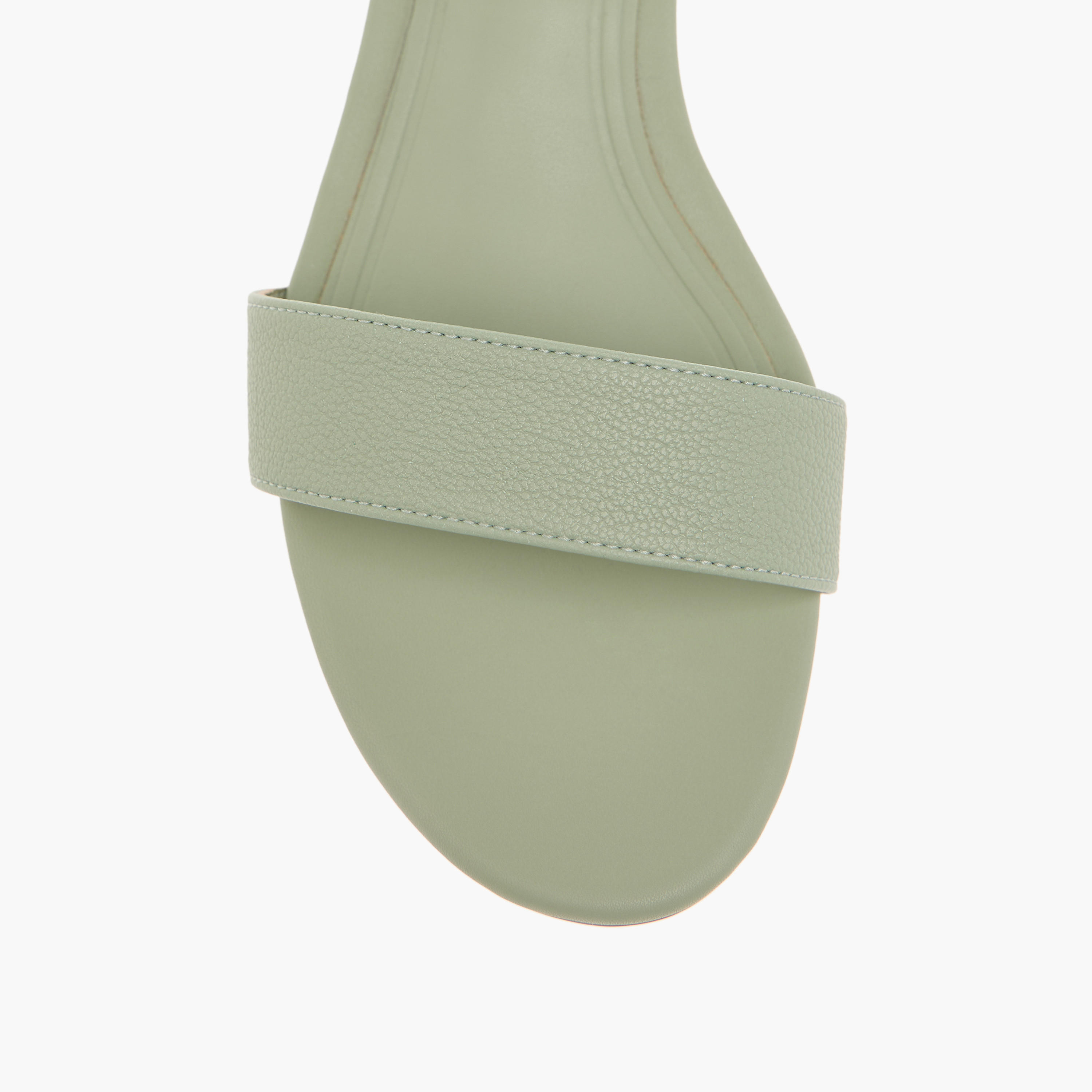 Celeste Women's Textured Sandals with Block Heels and Buckle Closure-women-shoes-sandals-heeled-image-4