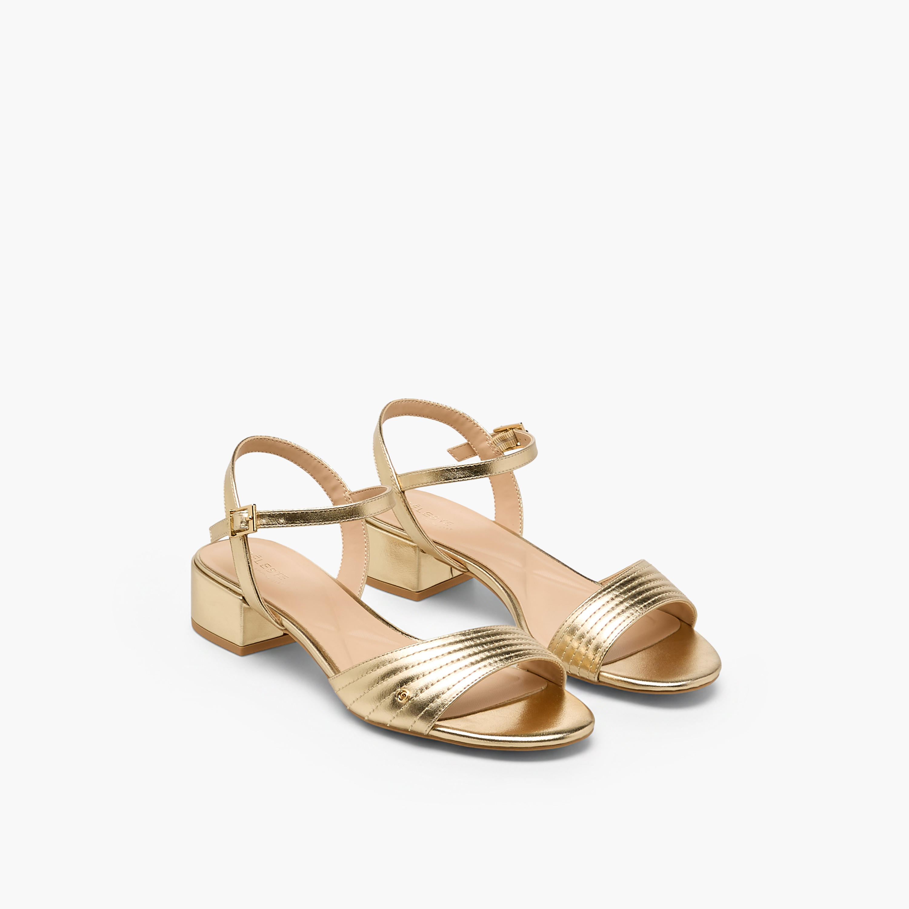 Celeste Women Quilted Block Heel Sandals-women-shoes-sandals-heeled-image-1