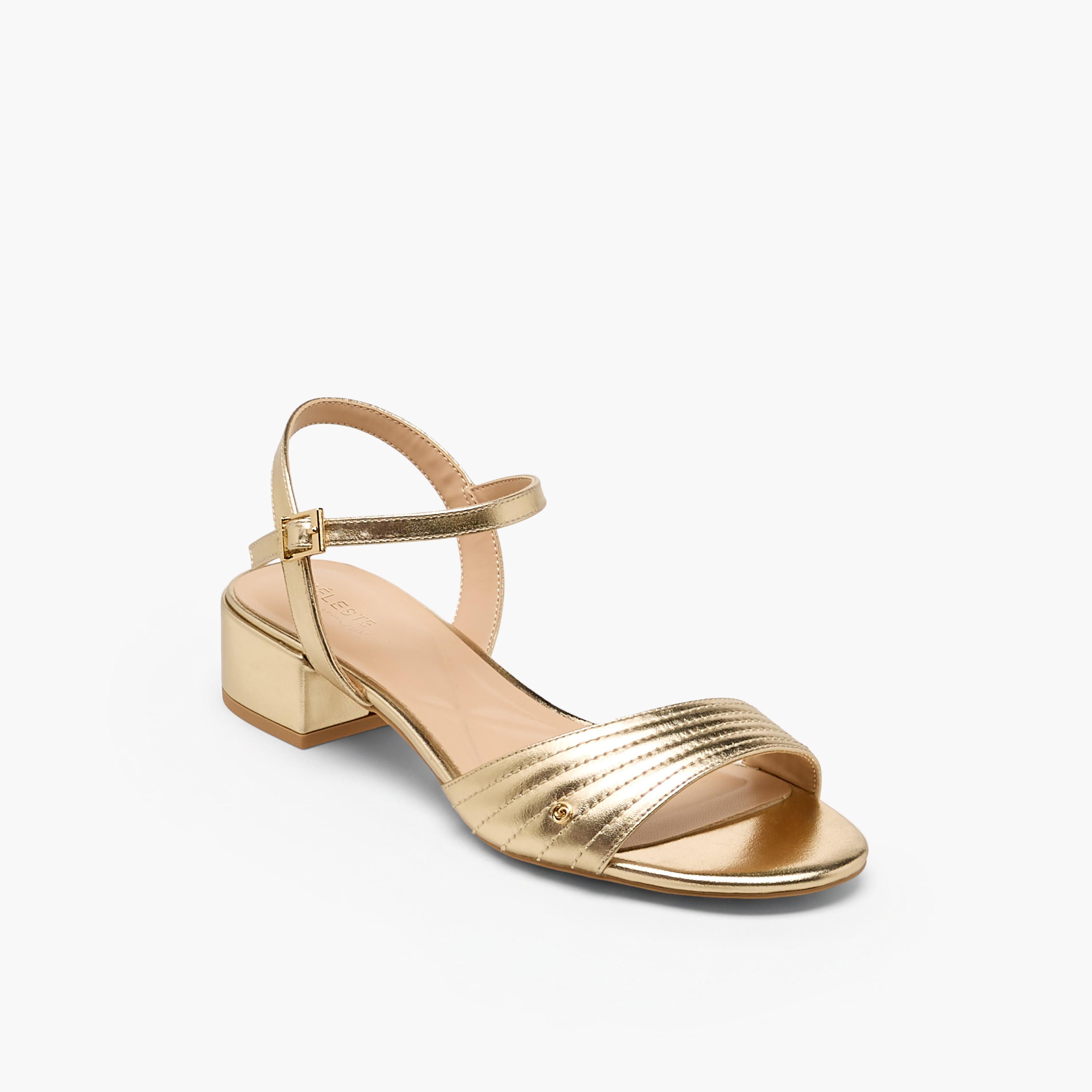 Celeste Women Quilted Block Heel Sandals-women-shoes-sandals-heeled-image-2