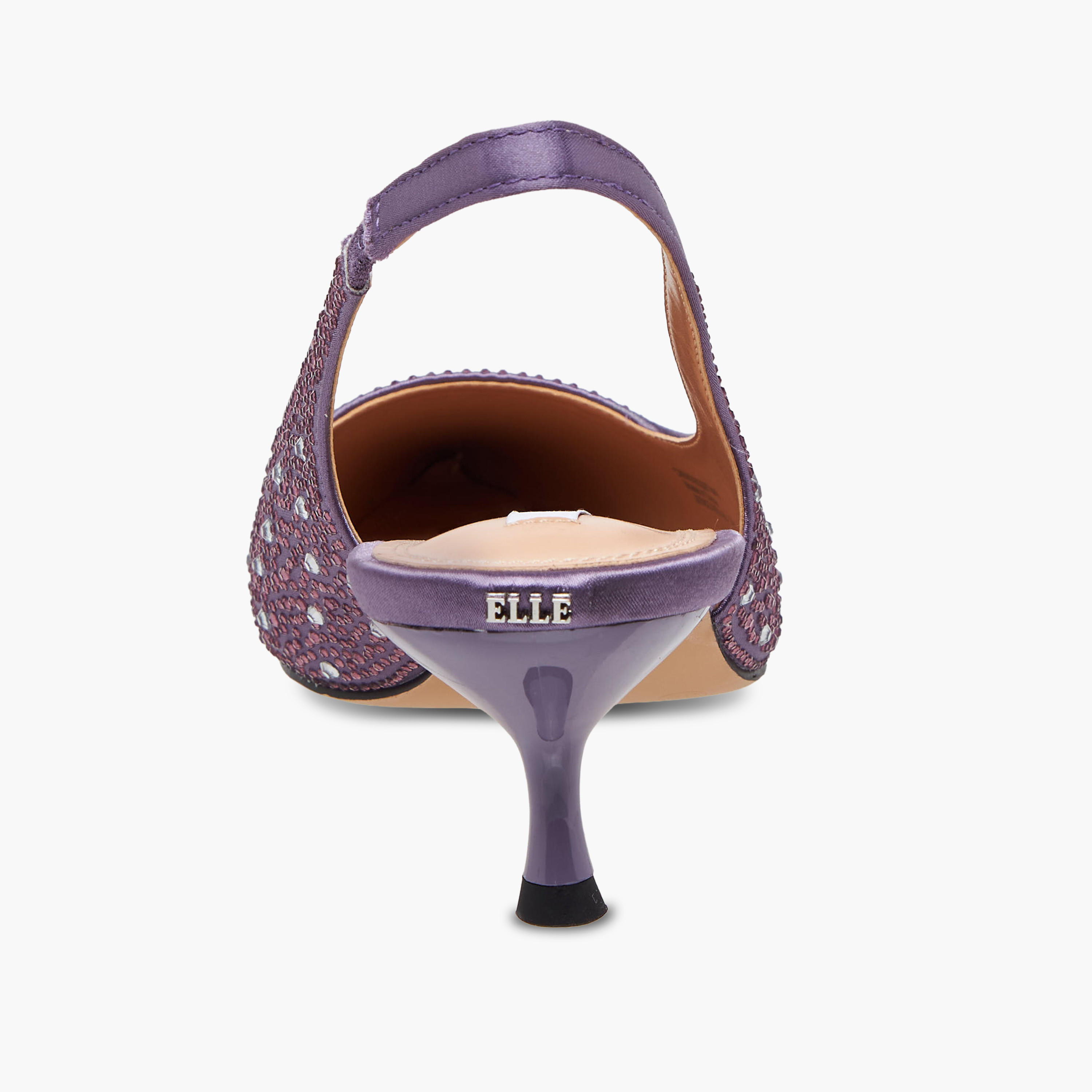 Elle Women Embellished Kitten Heel Slingback Shoes-women-shoes-sandals-heeled-image-5