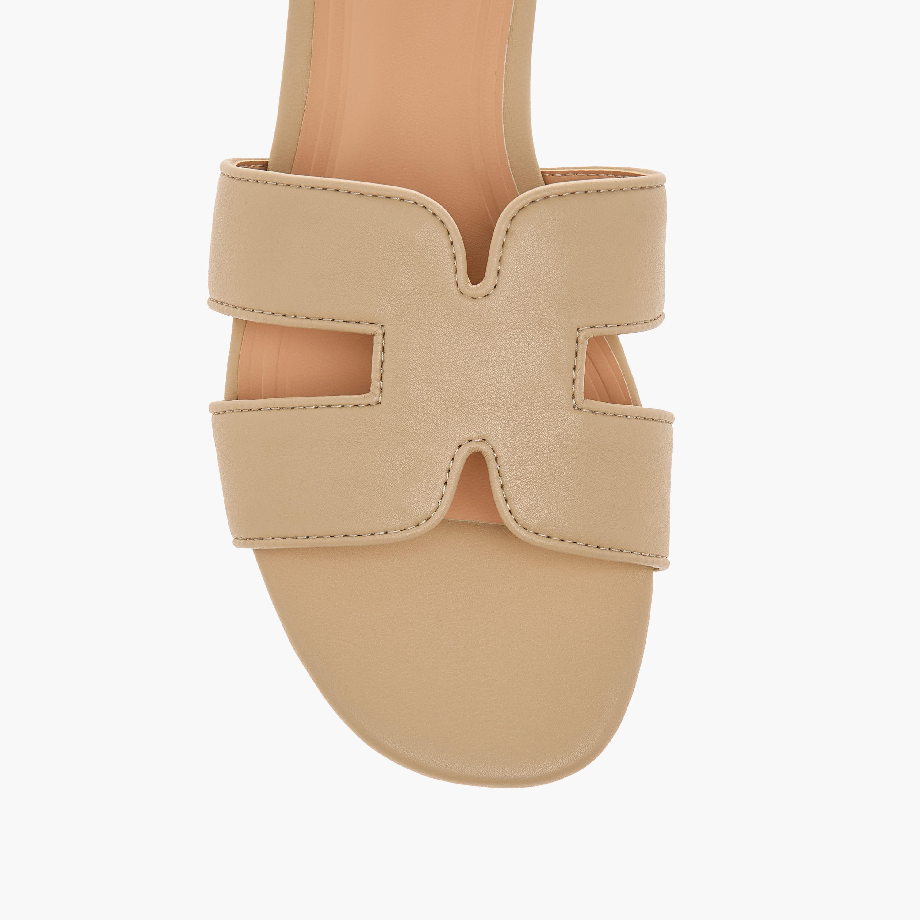 Celeste Women's Textured Slip-On Flat Sandals - J06007-001-25C-women-shoes-flats-sandals-image-4