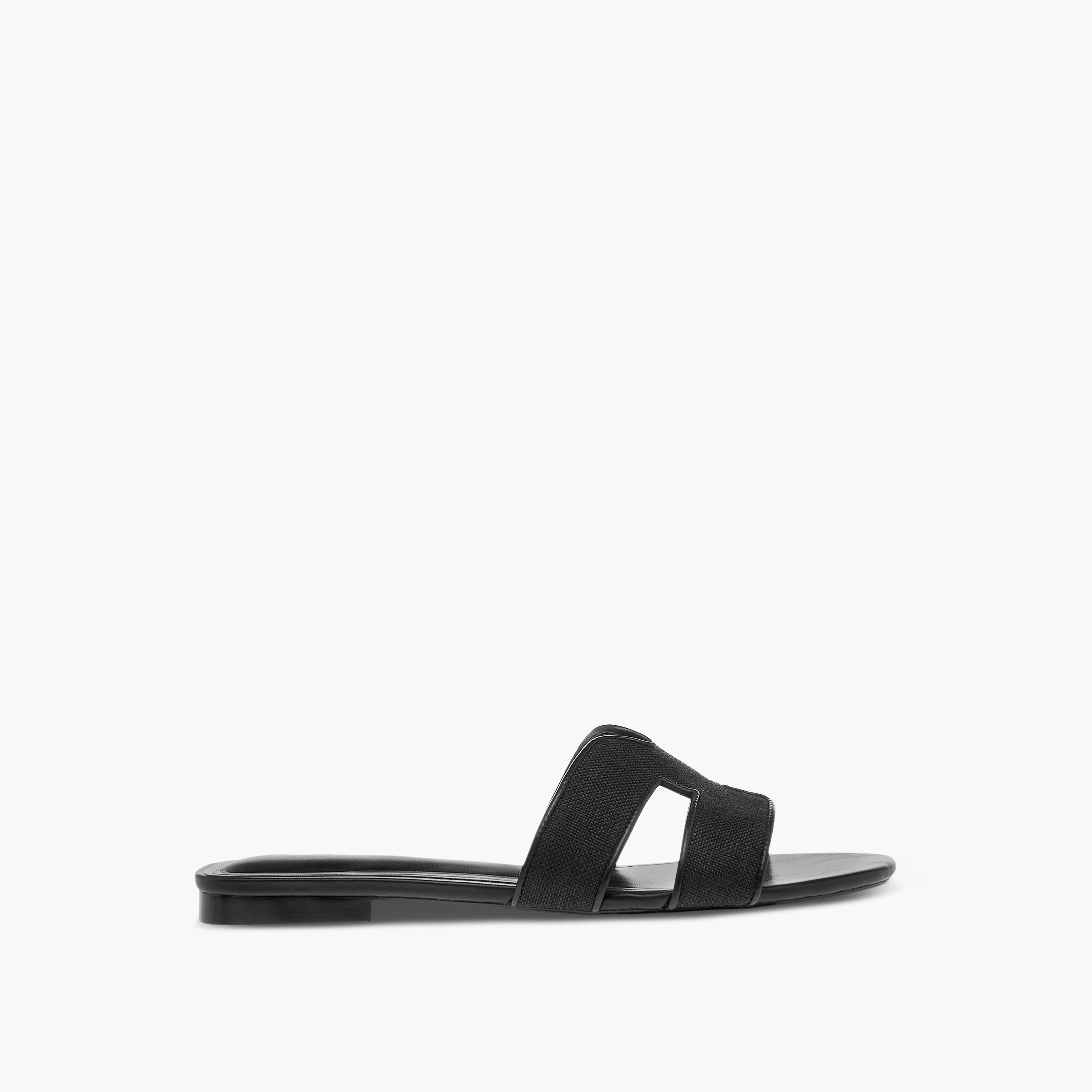 Celeste Women's Textured Slip-On Flat Sandals - J06007-001-25C-women-shoes-flats-sandals-image-3
