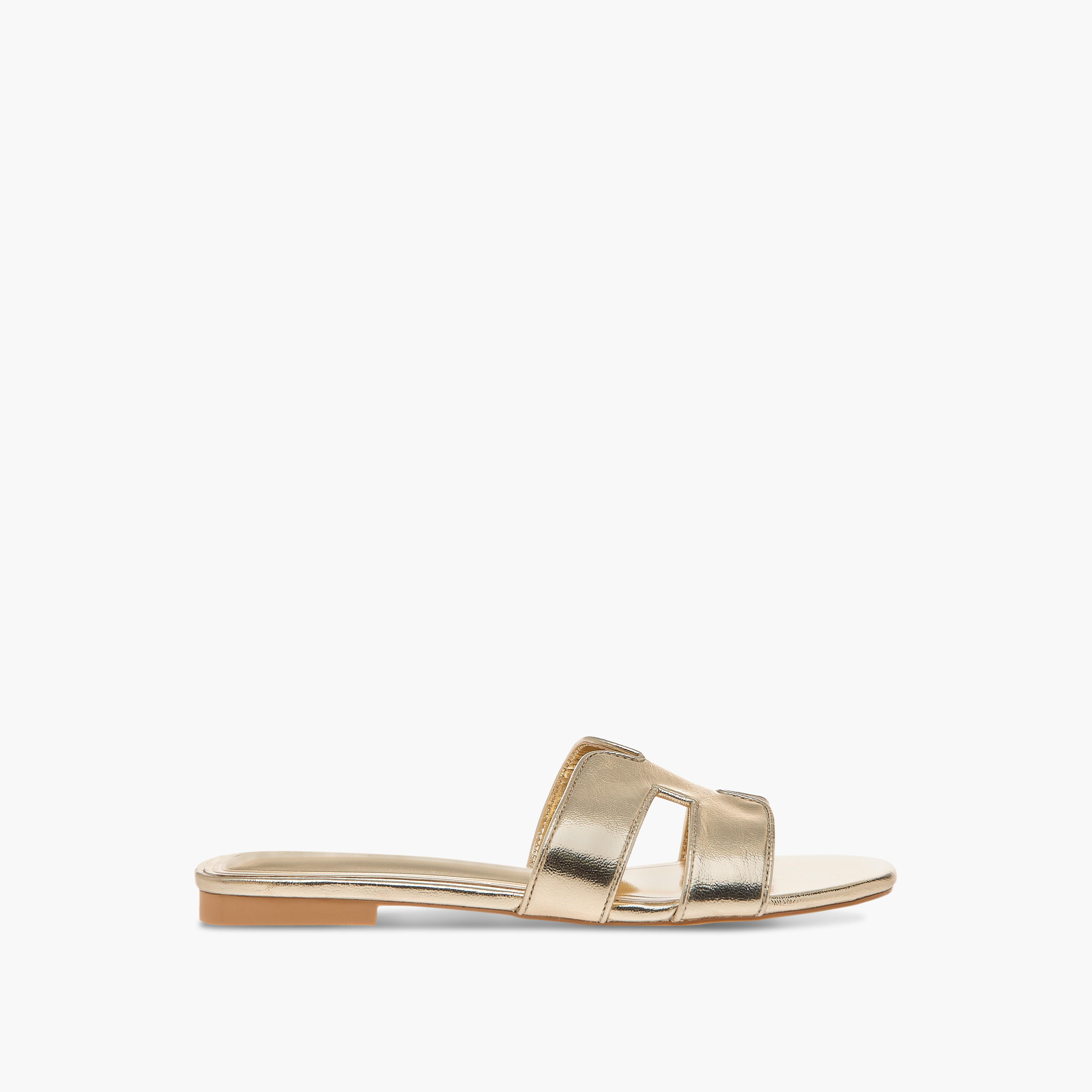 Celeste Women's Solid Slip-On Flat Sandals - J06007-001-women-shoes-flats-sandals-image-3
