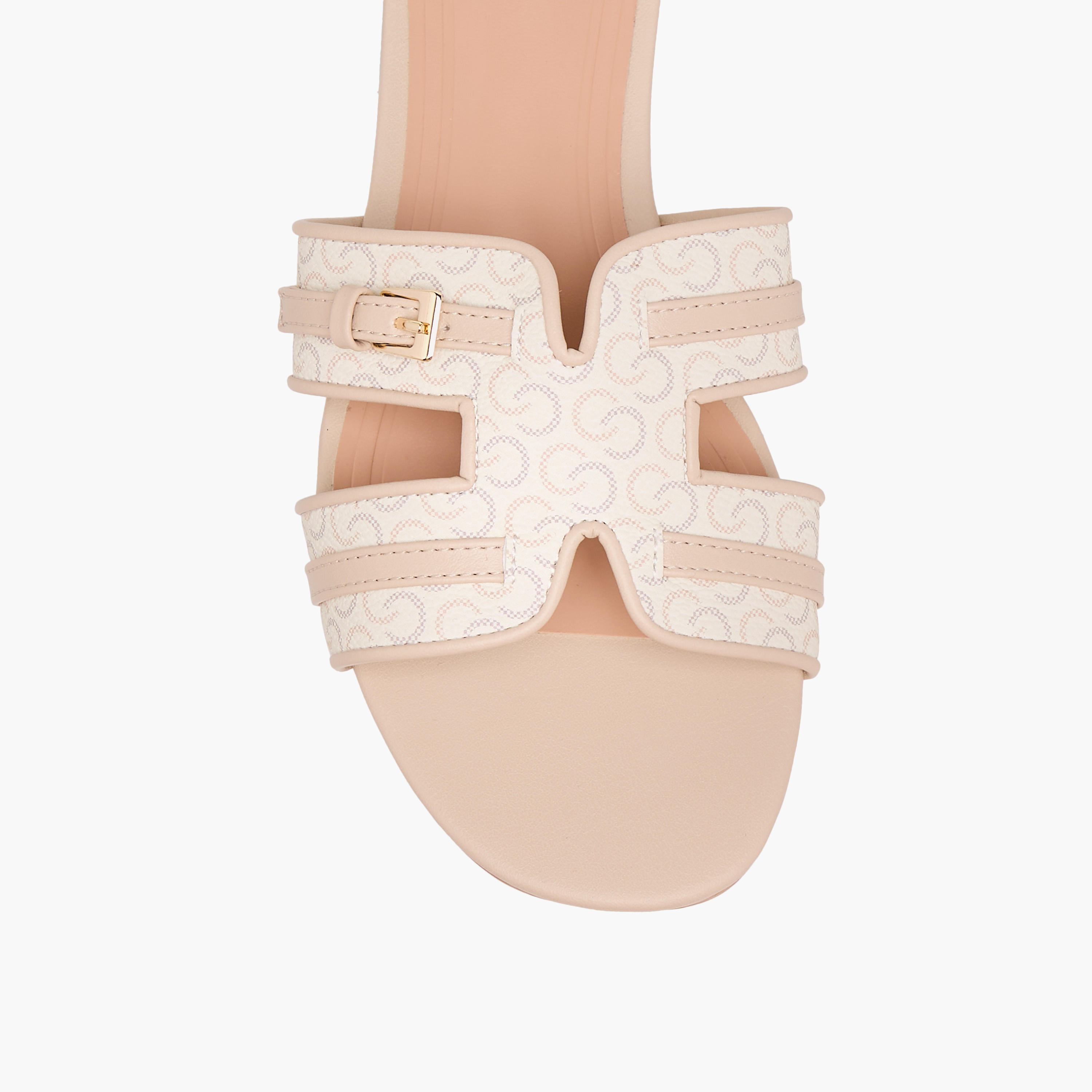 Celeste Women's Monogram Print Slip-On Flat Sandals-women-shoes-flats-sandals-image-4