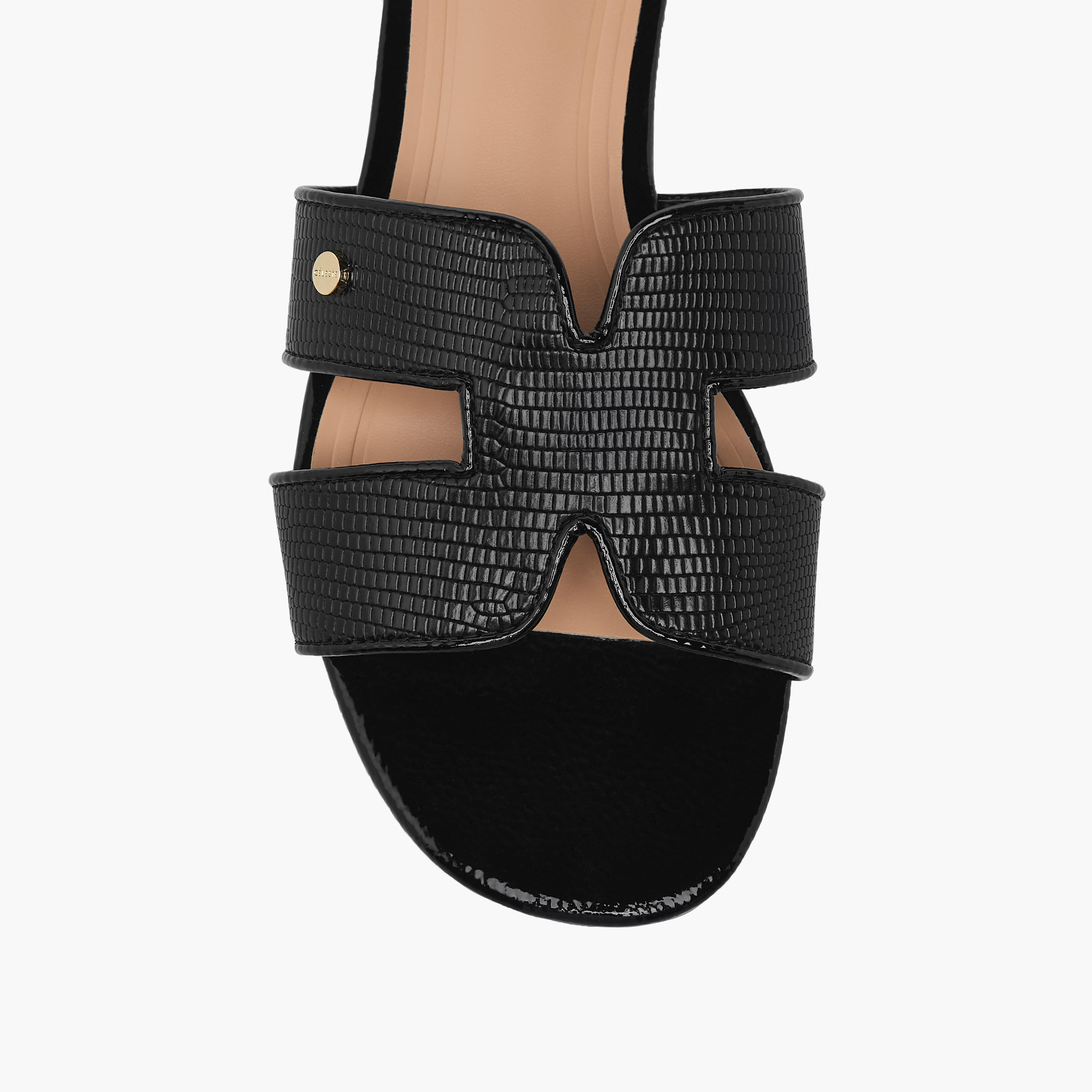 صندل مسطح سهل الارتداء بارز الملمس للنساء من سيليست-women-shoes-flats-sandals-image-4