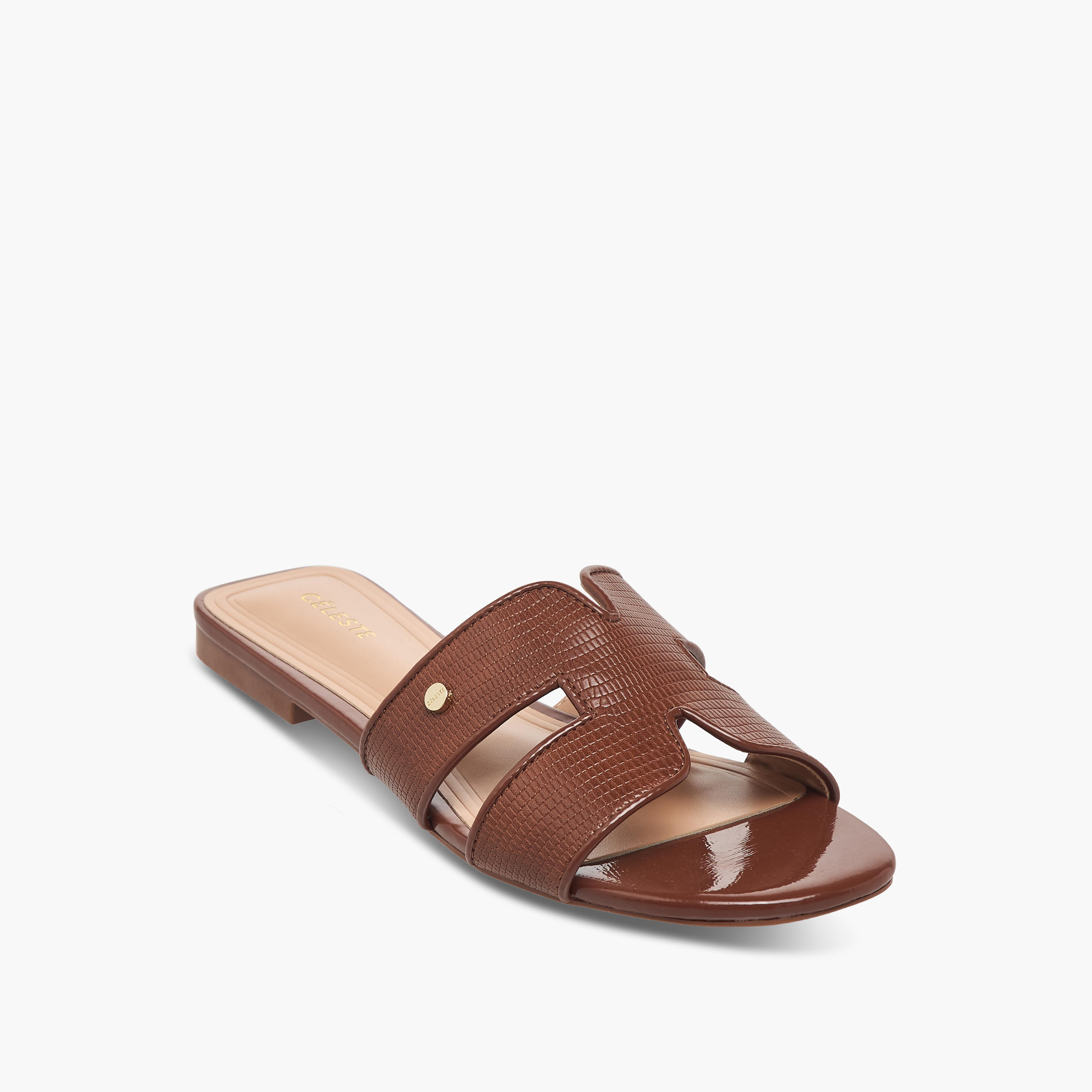 صندل مسطح سهل الارتداء بارز الملمس للنساء من سيليست-women-shoes-flats-sandals-image-5