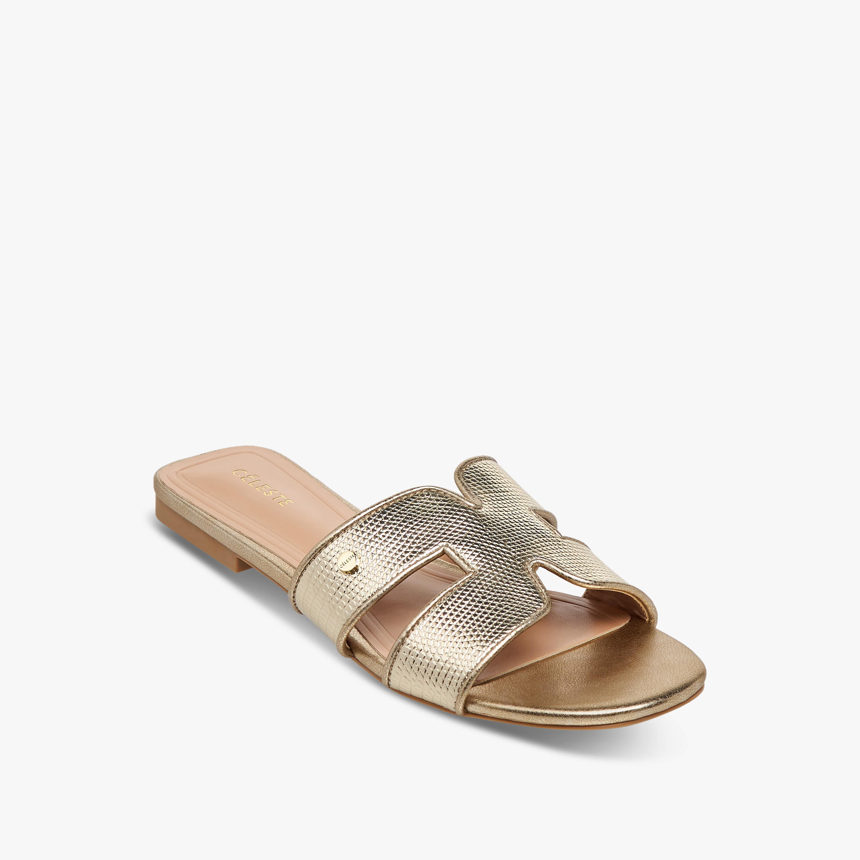 Celeste Women's Textured Slip-On Flat Sandals-women-shoes-flats-sandals-image-2