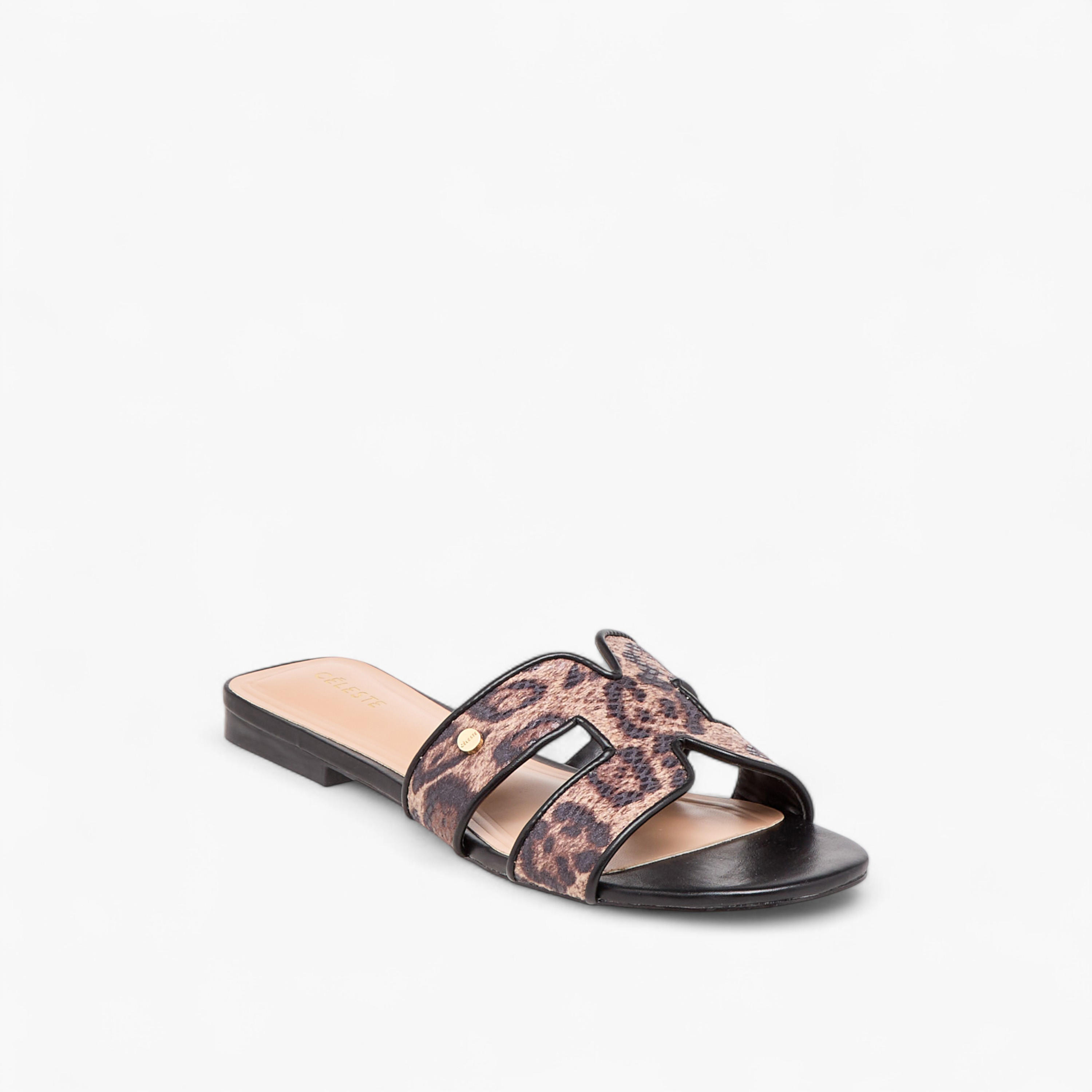 Celeste Women's Animal Print Slip-On Flat Sandals-women-shoes-flats-sandals-image-2