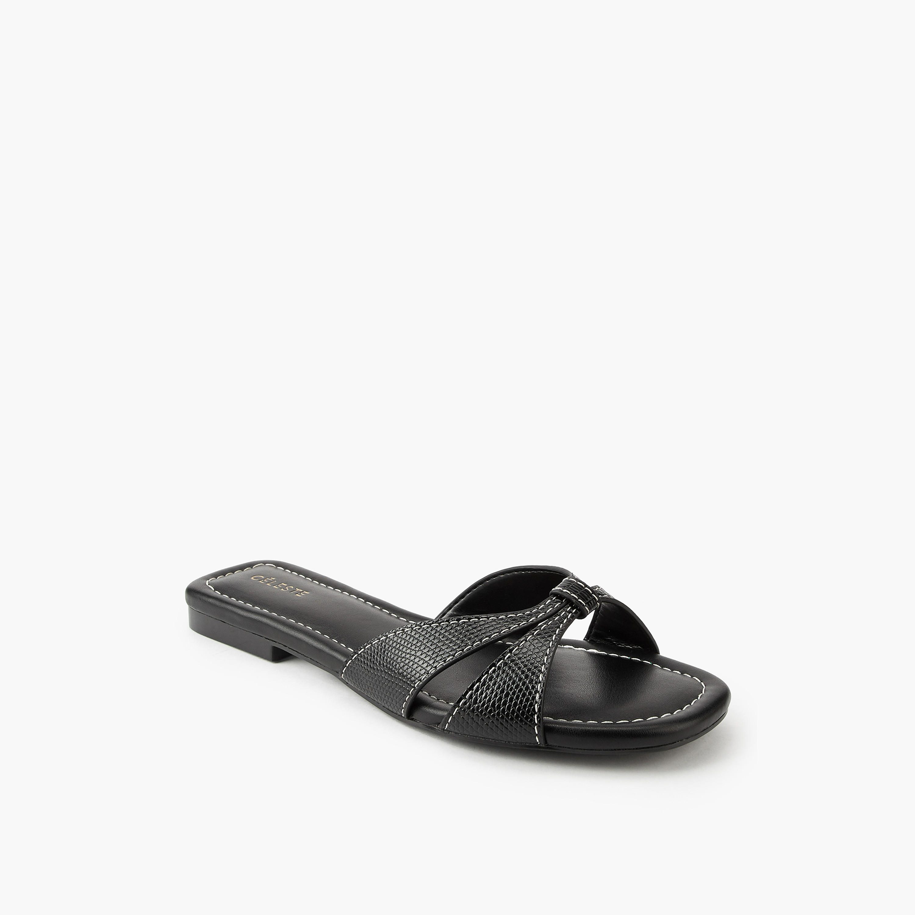 صندل سهل الارتداء بأحزمة  للنساء من سيليست-women-shoes-flats-sandals-image-3