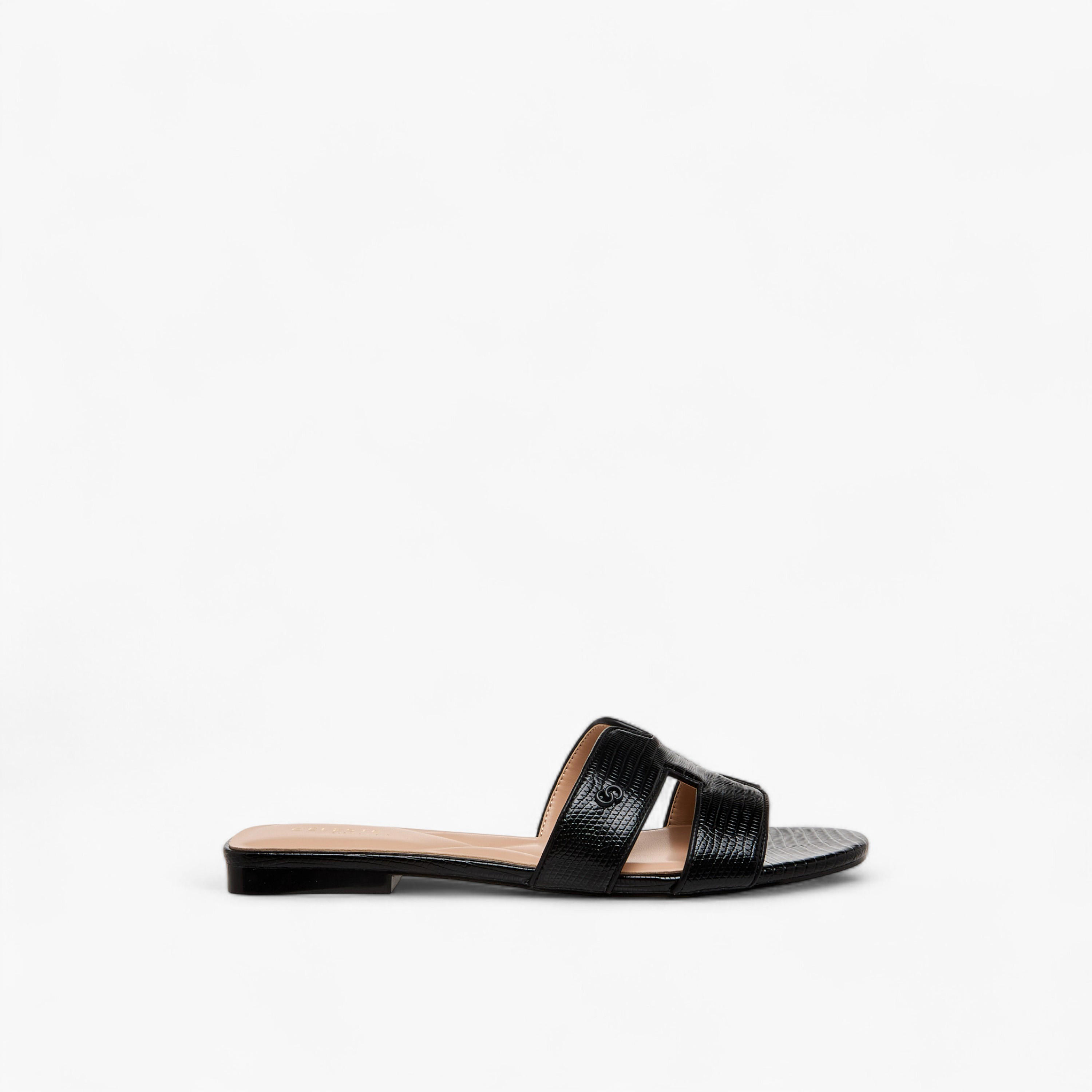 Celeste Women Animal Textured Slide Sandals-women-shoes-flats-sandals-image-3