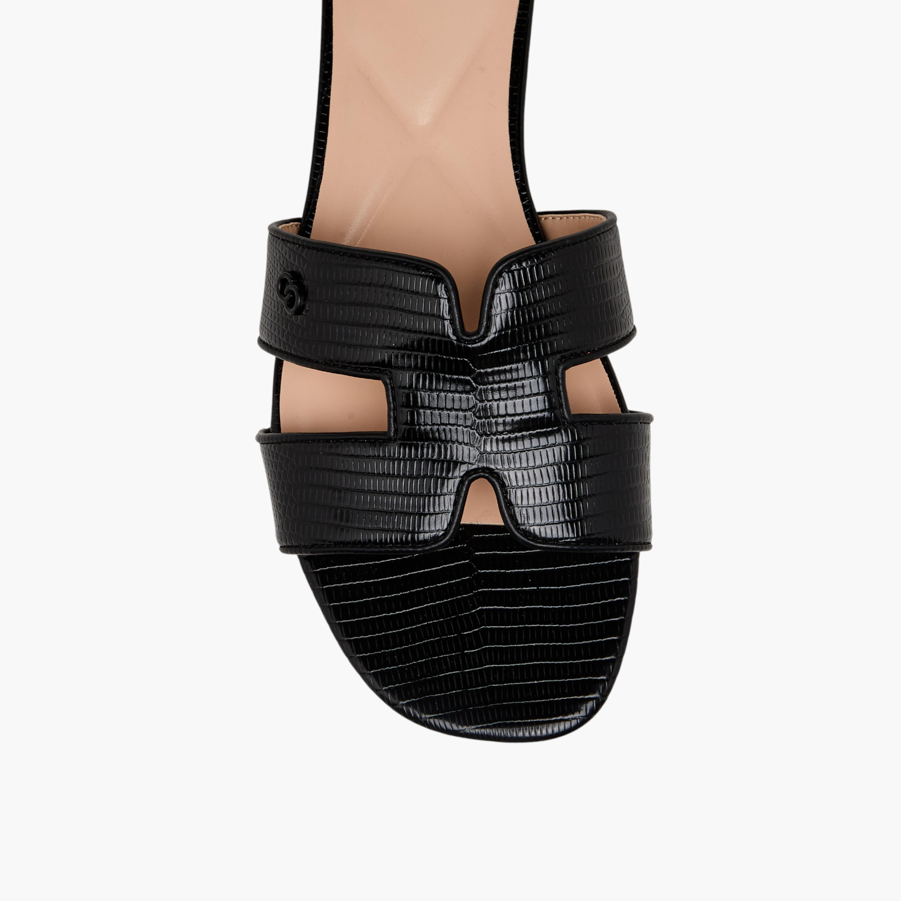 Celeste Women Animal Textured Slide Sandals-women-shoes-flats-sandals-image-4