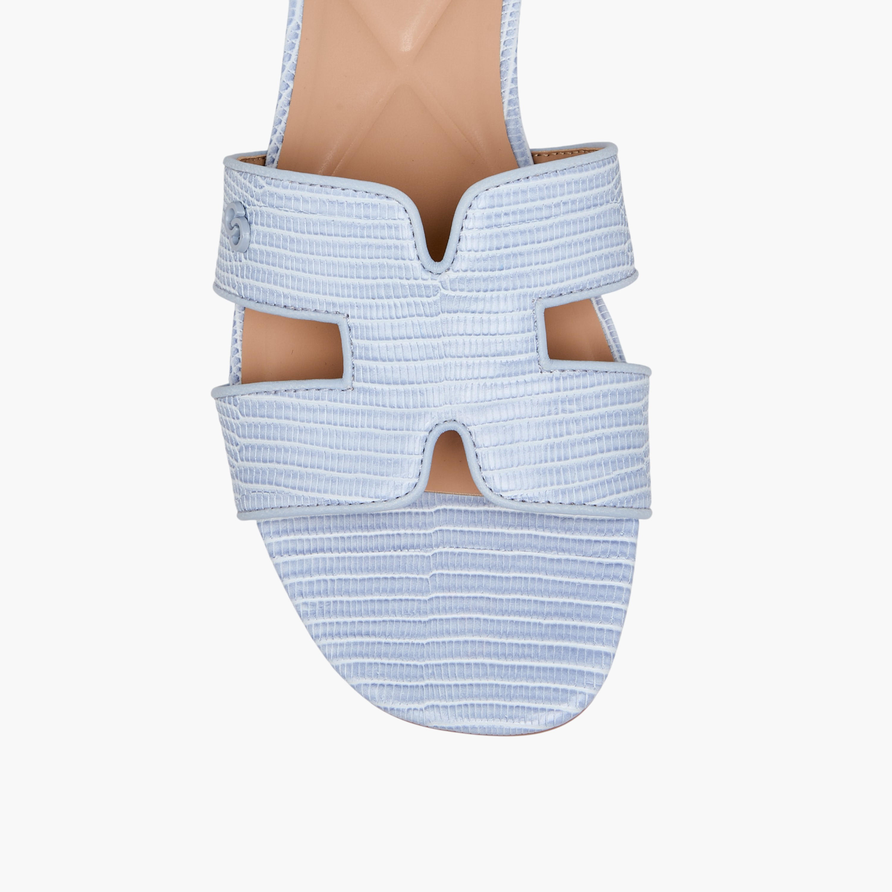 Celeste Women Animal Textured Slide Sandals-women-shoes-flats-sandals-image-4