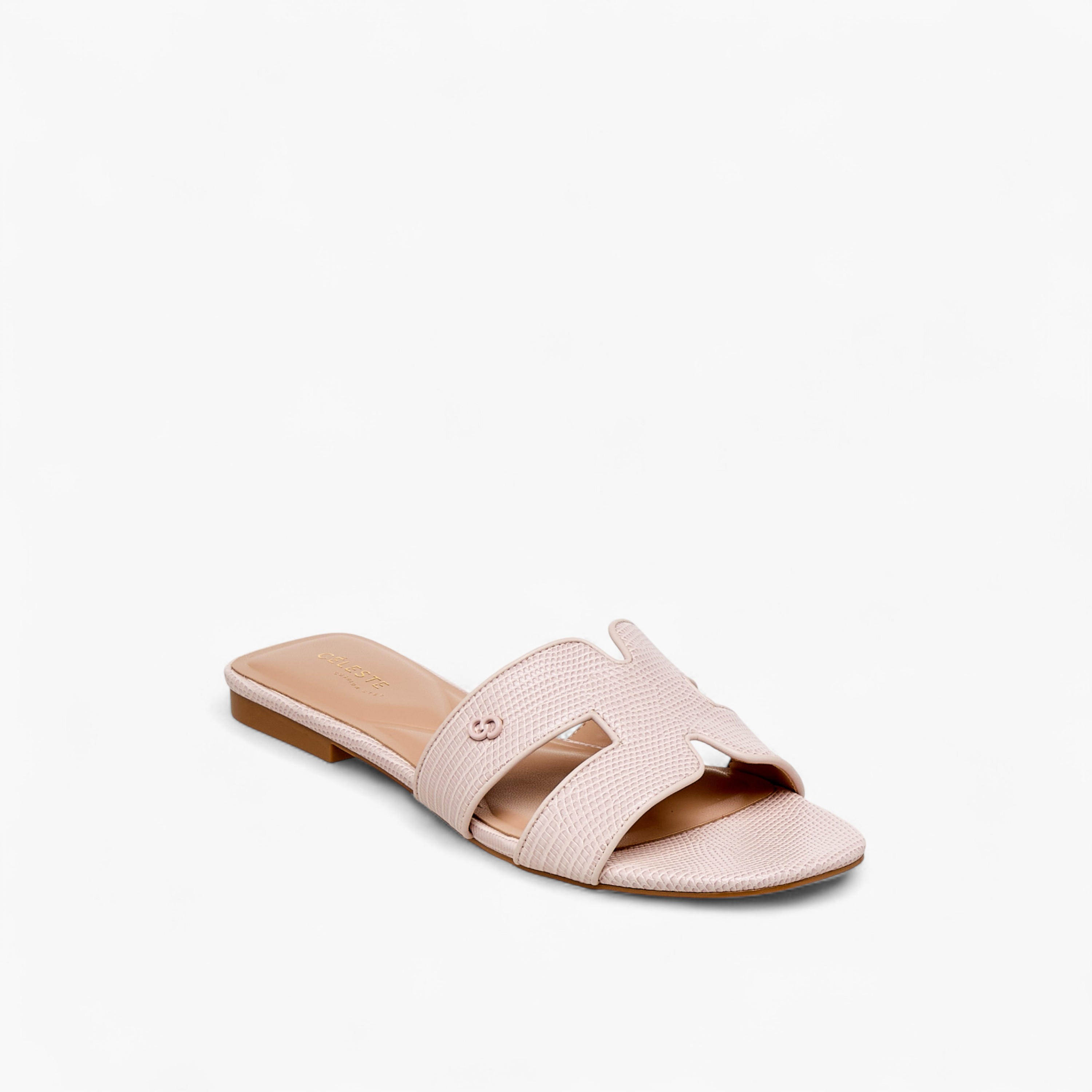 Celeste Women Animal Textured Slide Sandals-women-shoes-flats-sandals-image-2