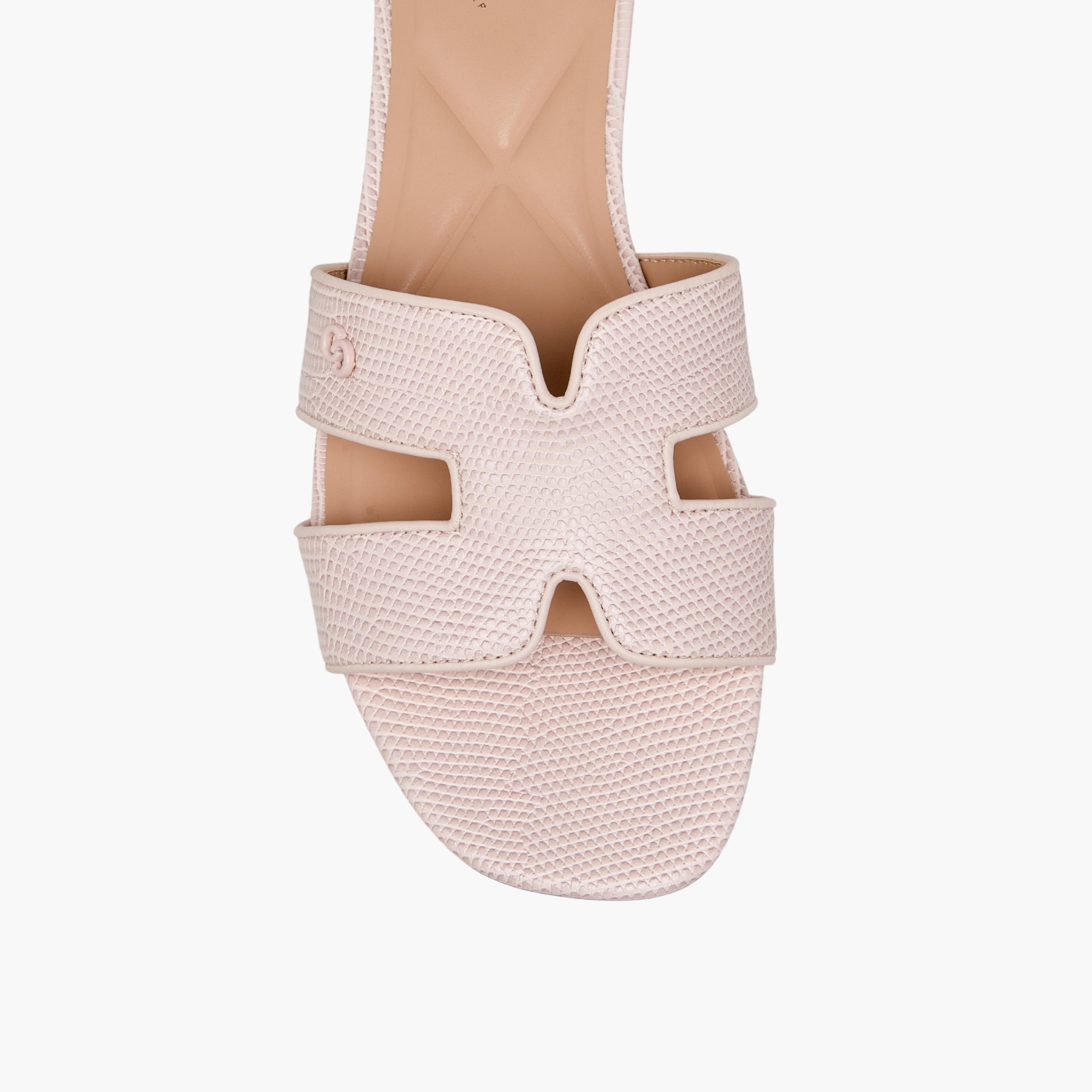 Celeste Women Animal Textured Slide Sandals-women-shoes-flats-sandals-image-4