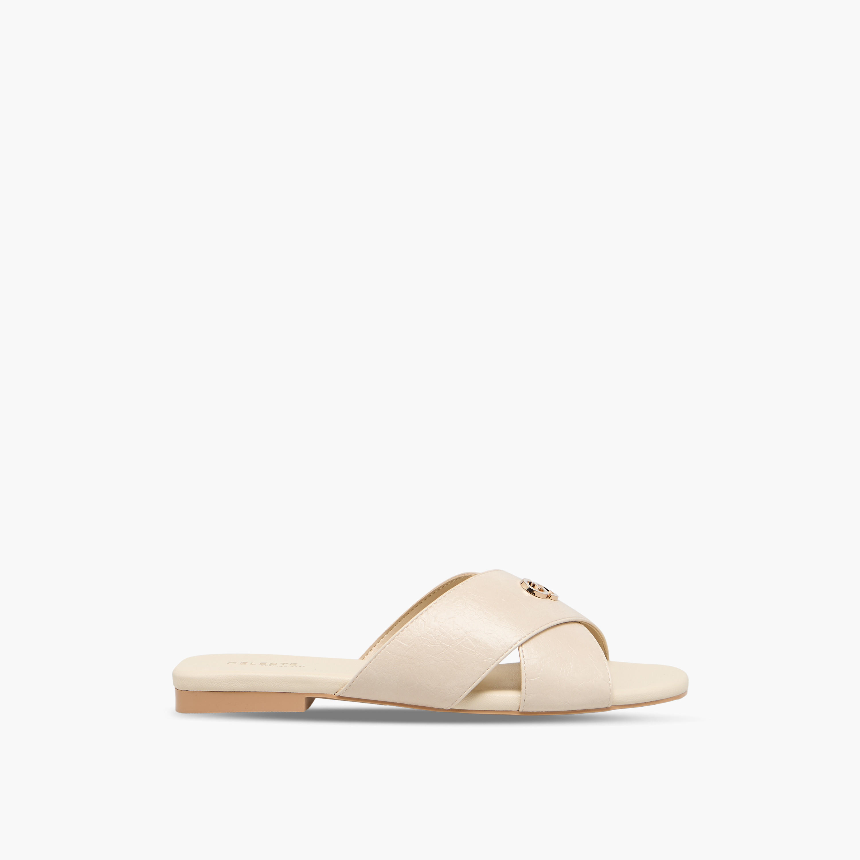 Celeste Women Cross Strap Slide Sandals-women-shoes-flats-sandals-image-3