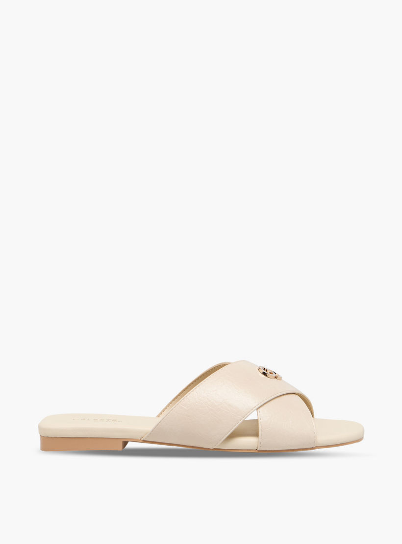 Celeste Women Cross Strap Slide Sandals-women-shoes-flats-sandals-image-3
