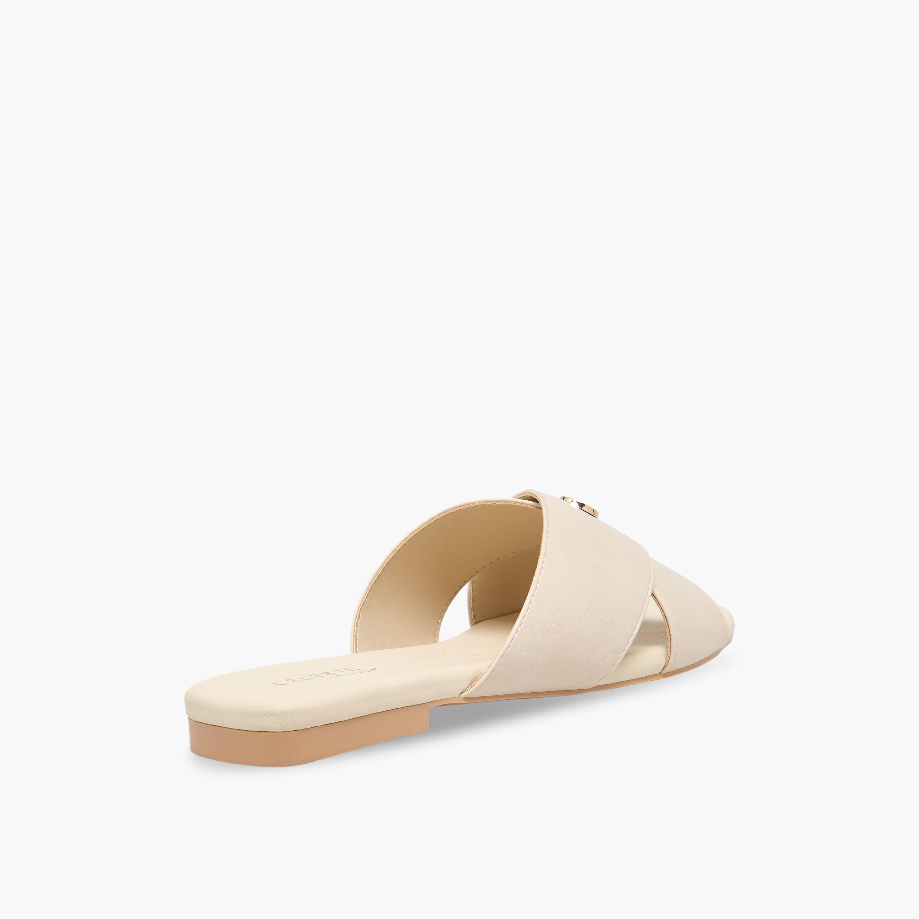 Celeste Women Cross Strap Slide Sandals-women-shoes-flats-sandals-image-6