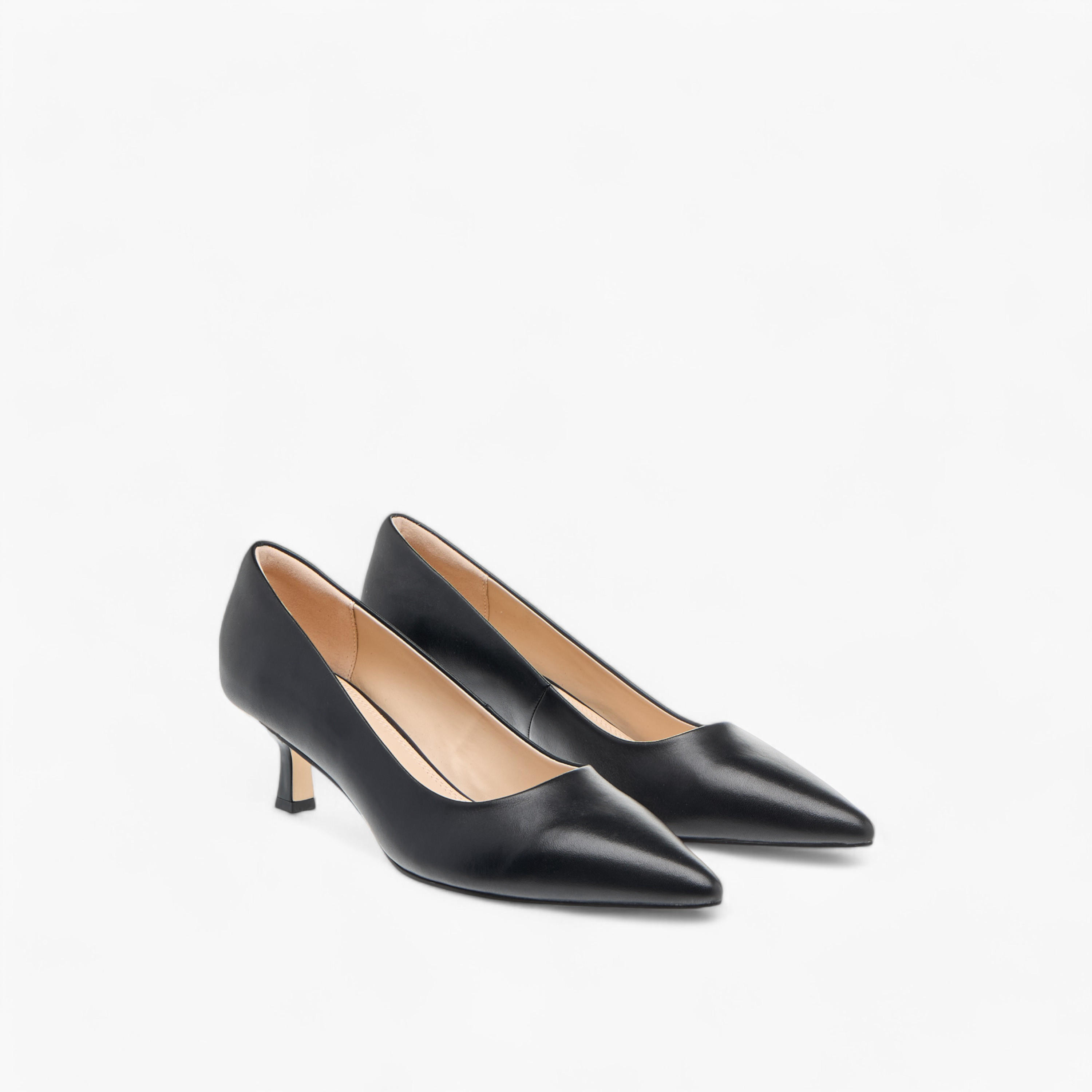 Celeste Women's Solid Slip-On Shoes with Kitten Heels-women-shoes-heels-image-1
