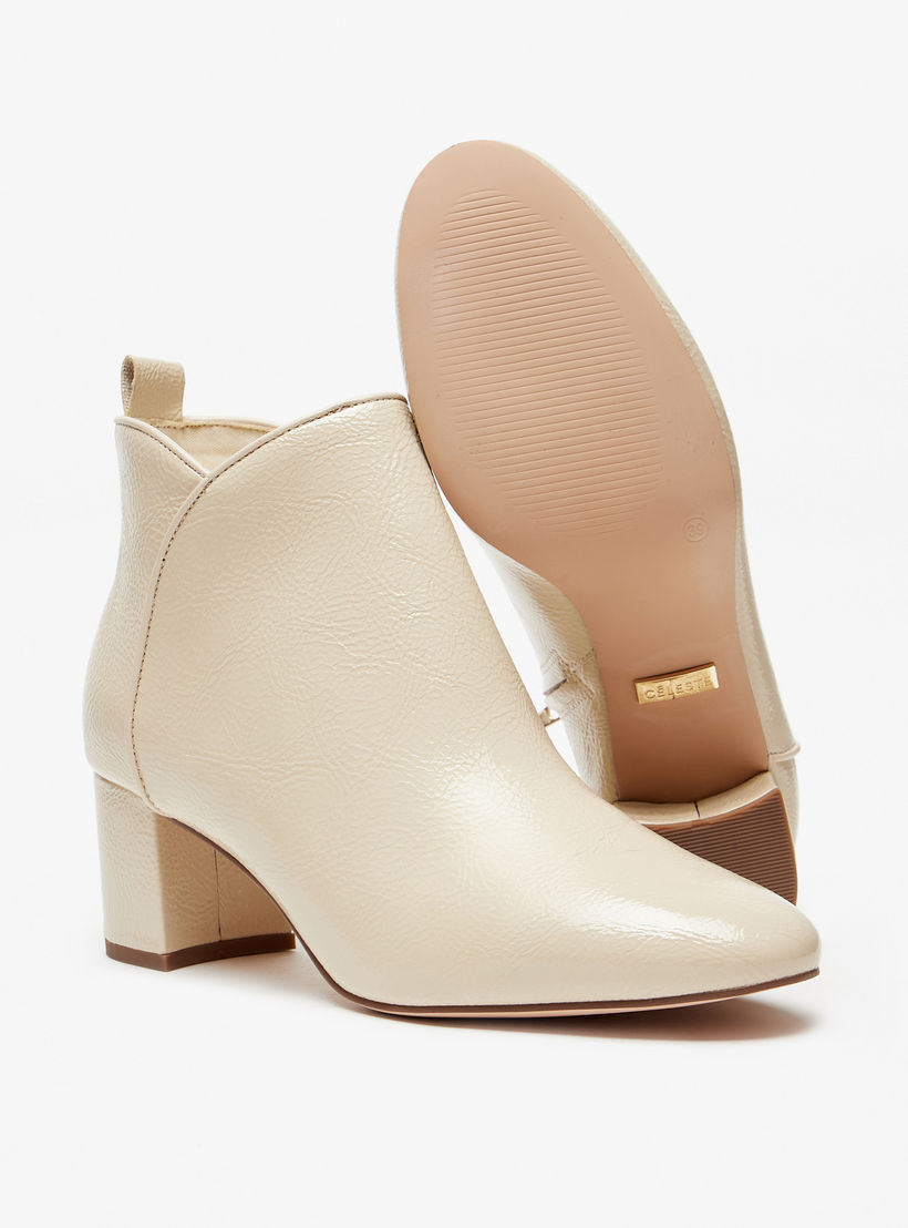 بوت سادة بطول الكاحل وسحّاب إغلاق وكعب عريض للنساء من سيليست-women-shoes-boots-image-4