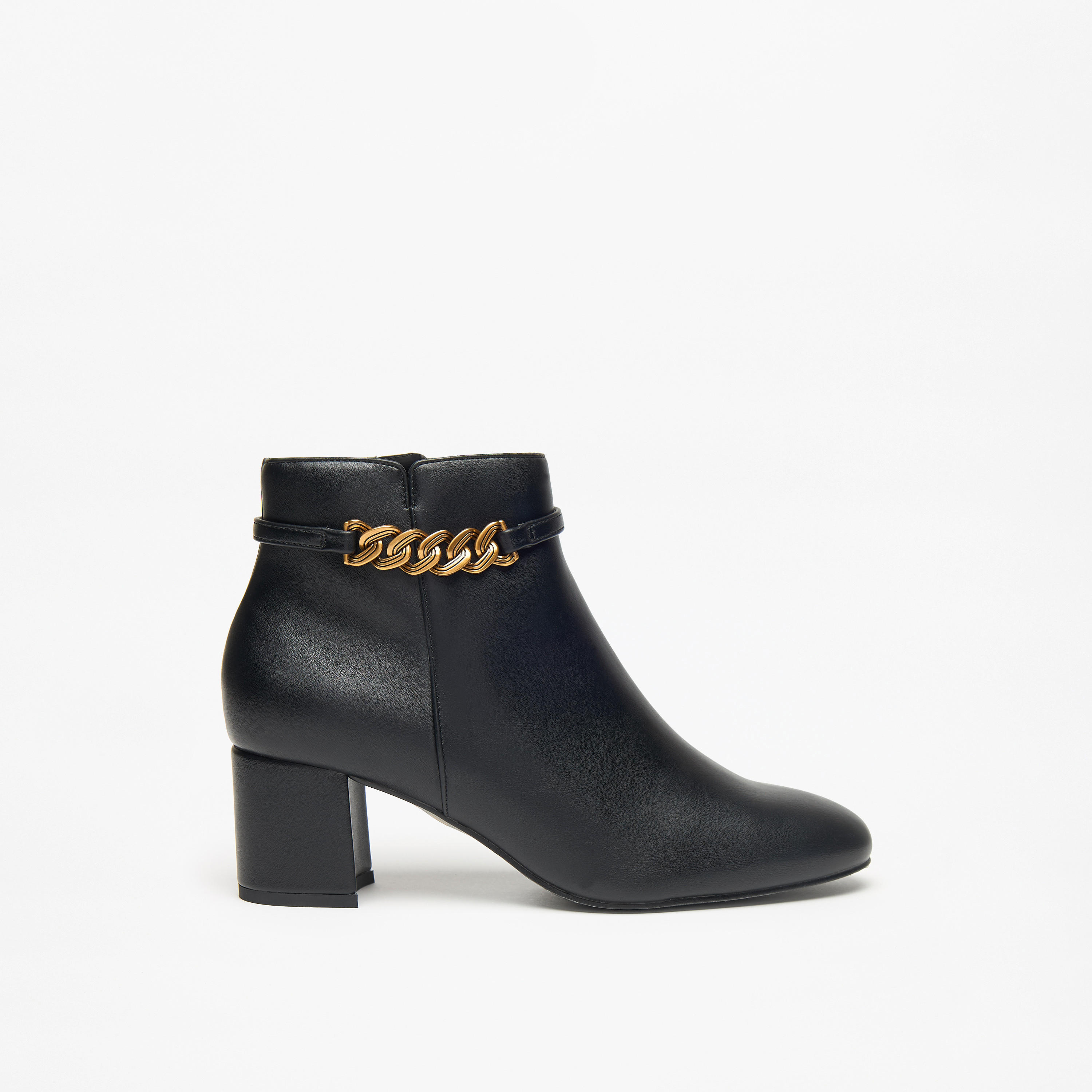بوت سادة بطول الكاحل وبسحاب إغلاق وكعب سميك للنساء من سيليست-women-shoes-boots-image-9