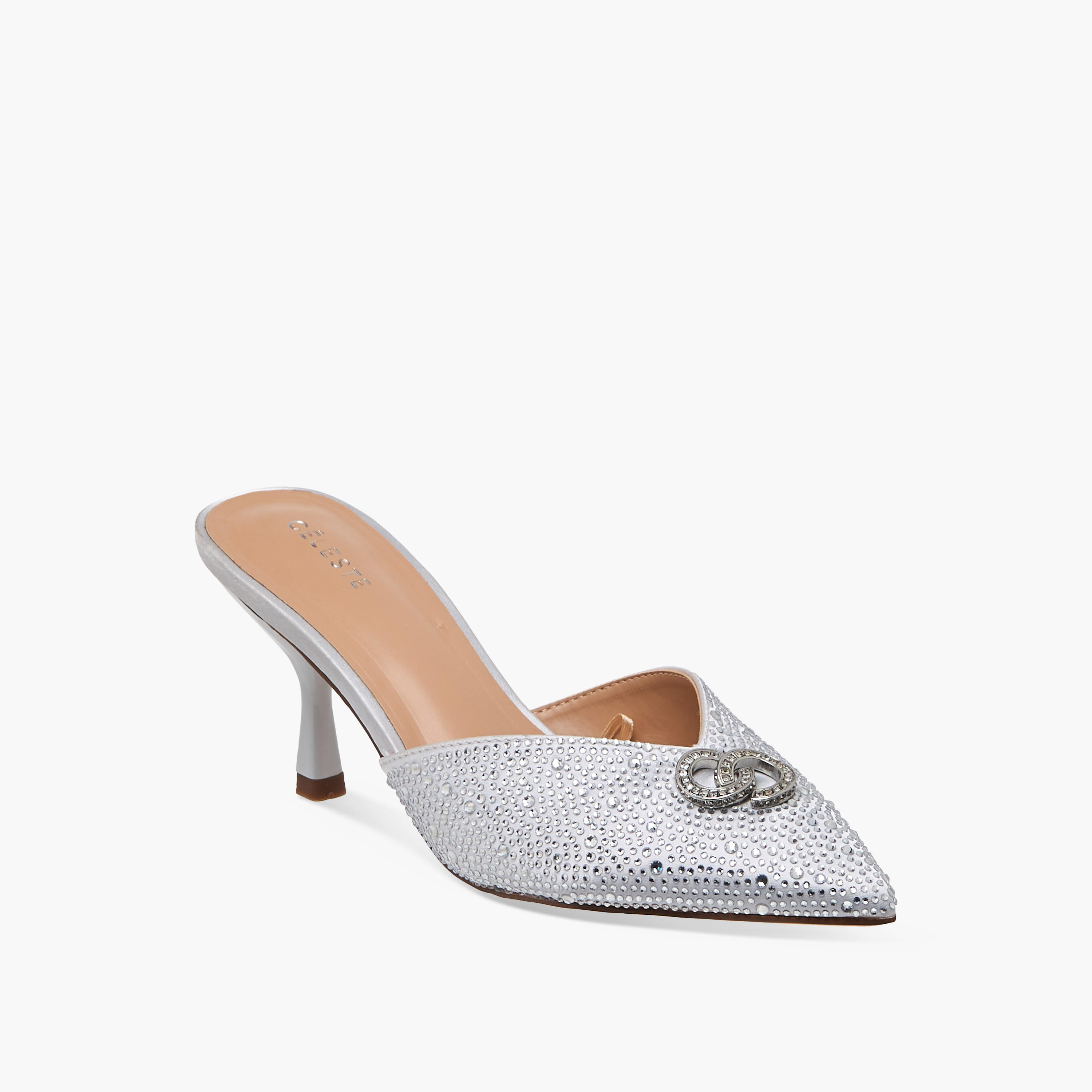 Celeste Women's Embellished Pointed Toe Shoes with Stiletto Heels-women-shoes-heels-image-2