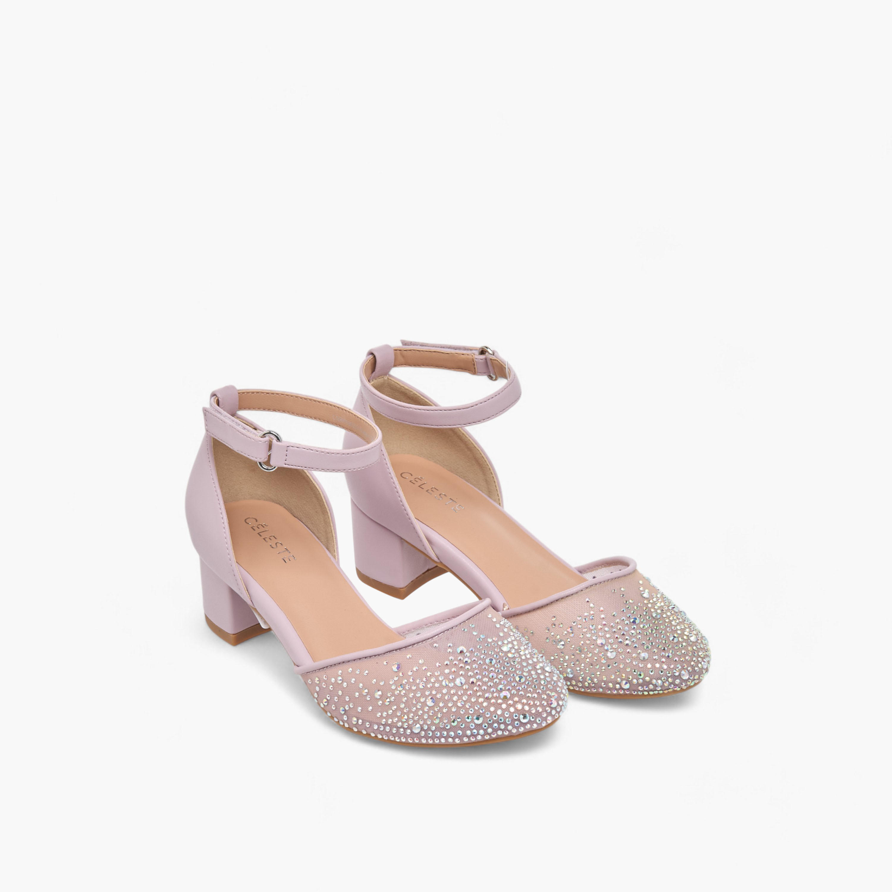 حذاء مزيّن بشريط إغلاق لاصق للبنات من سيليست-girls-shoes-sandals-image-1
