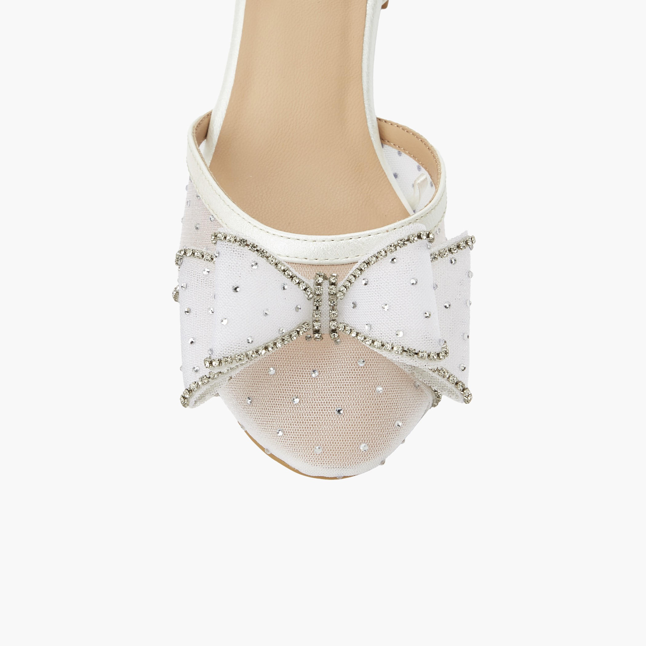 Celeste Girls Bow Embellished Block Heel Shoes-girls-shoes-sandals-image-5